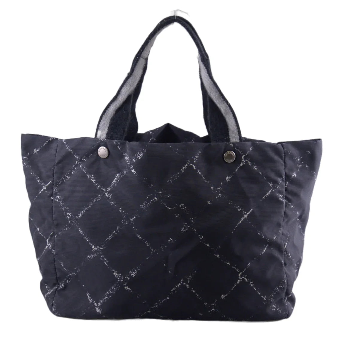 Chanel Old Travel Line Tote Bag Black