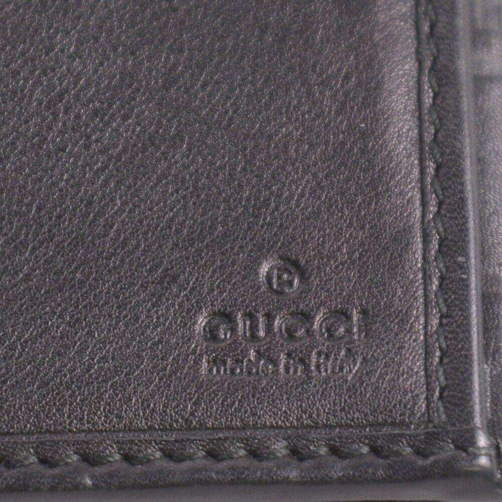 Gucci Black Continental Leather Wallet