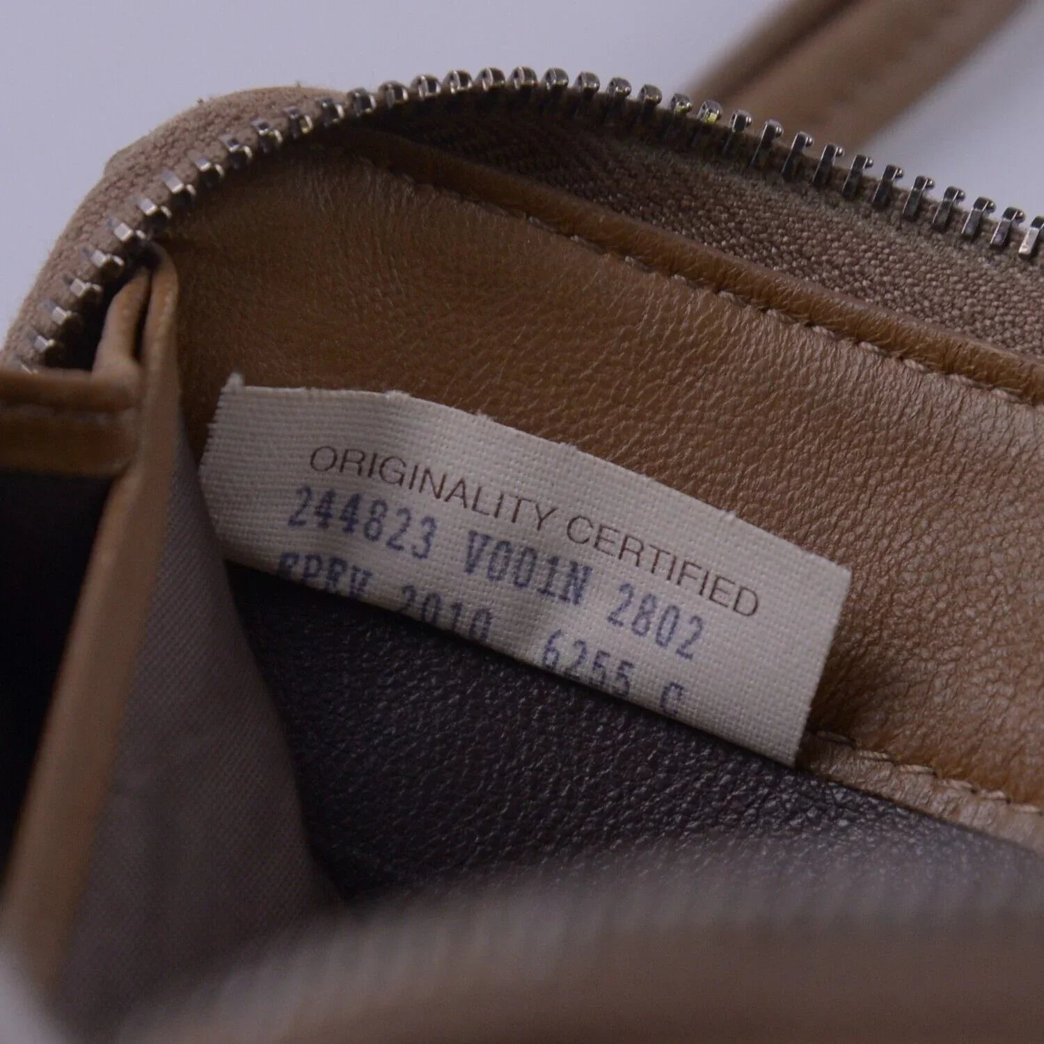 Bottega Veneta Intrecciato L-Shaped Long Wallet, Brown