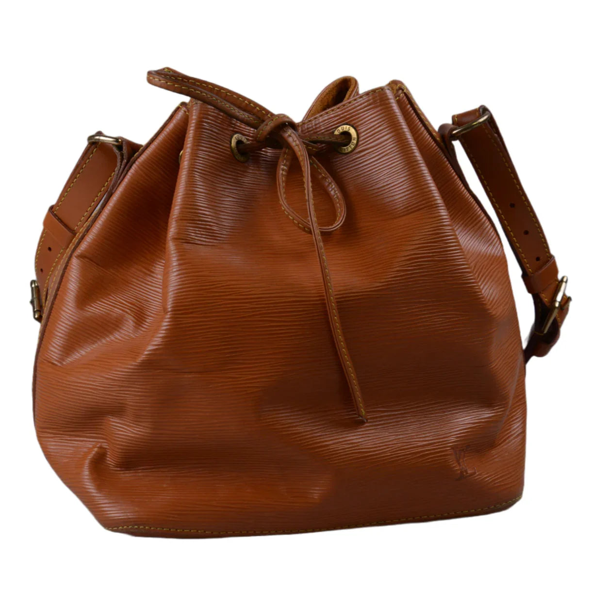 Louis Vuitton Epi Noe Bucket Petit Mini Bag Brown