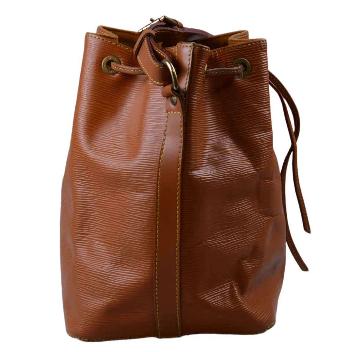 Louis Vuitton Epi Noe Bucket Petit Mini Bag Brown