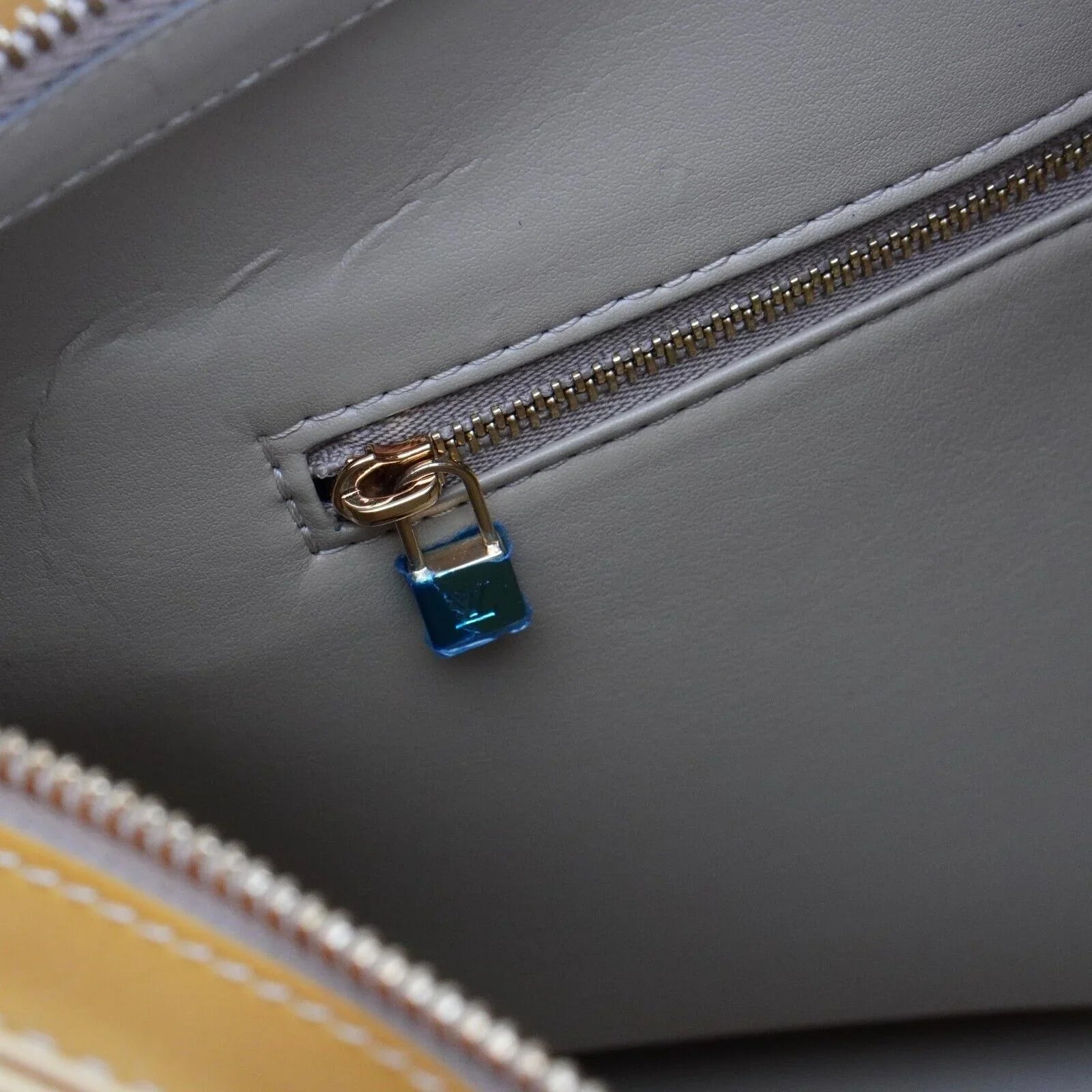 Louis Vuitton Vernis Houston Tote Bag Yellow
