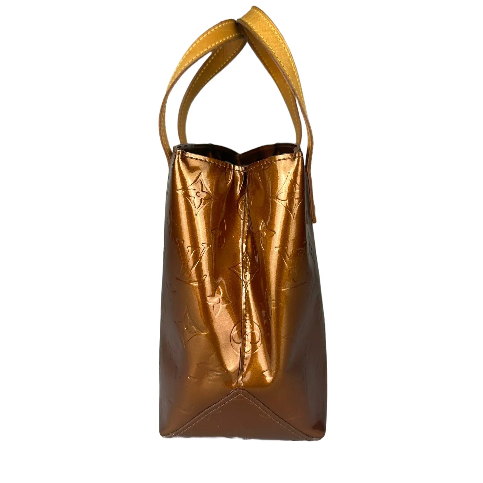 Louis Vuitton Monogram Vernis Reade PM Bag, Bronze