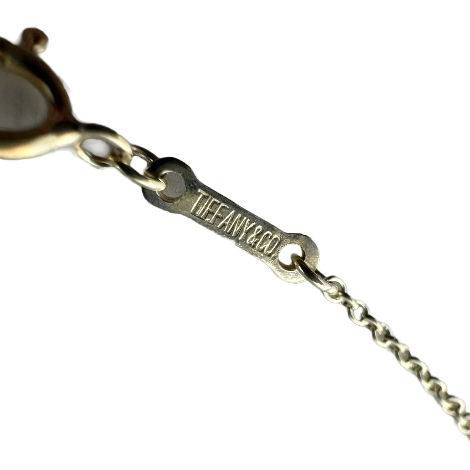 Tiffany & Co Small Open Heart Necklace Sterling Silver