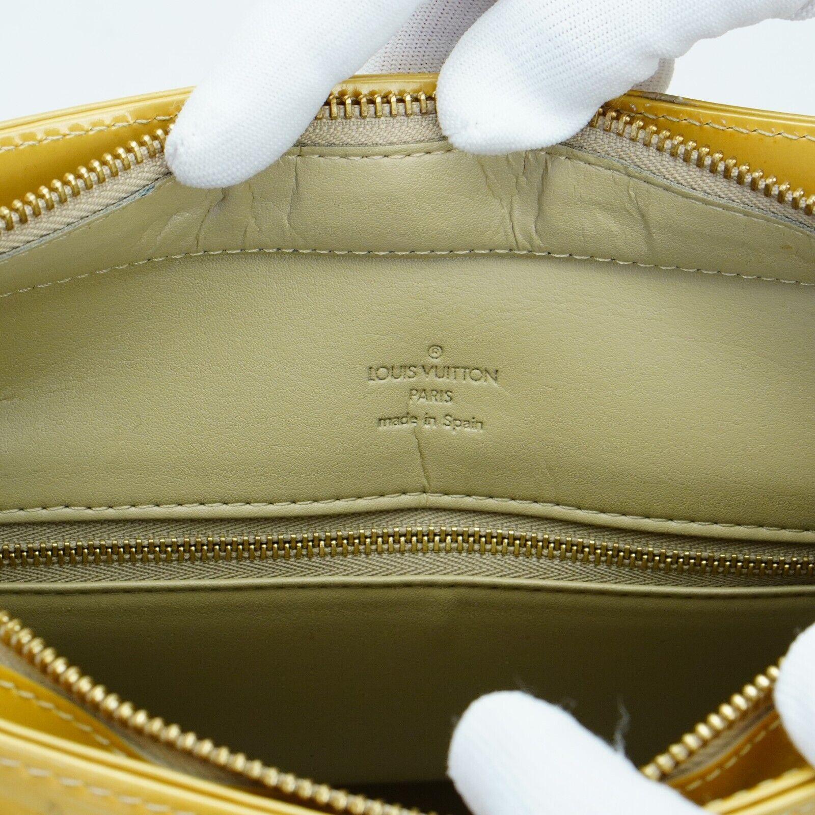 Louis Vuitton Vernis Houston Tote Bag Yellow