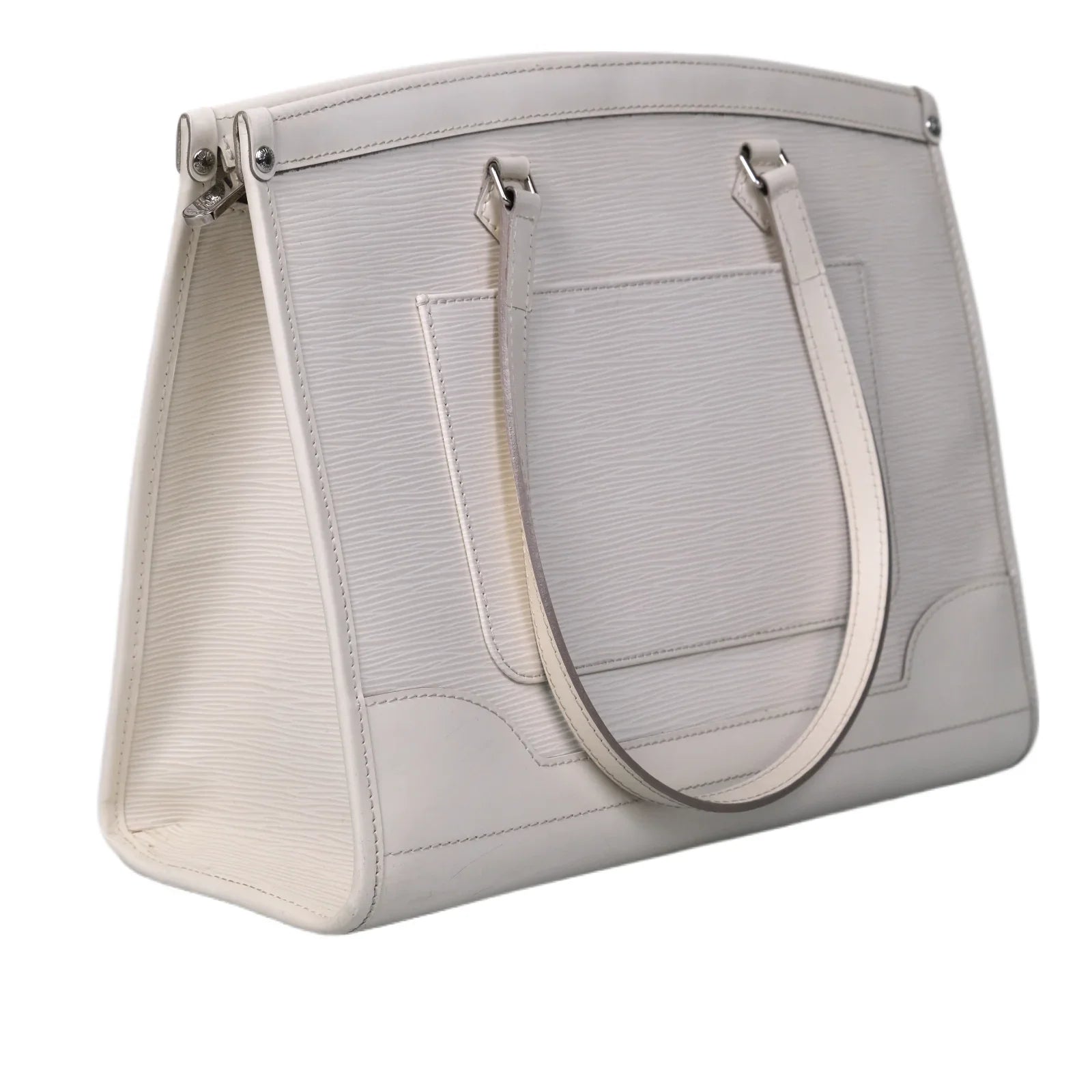 Louis Vuitton Madeleine Epi GM Bag White