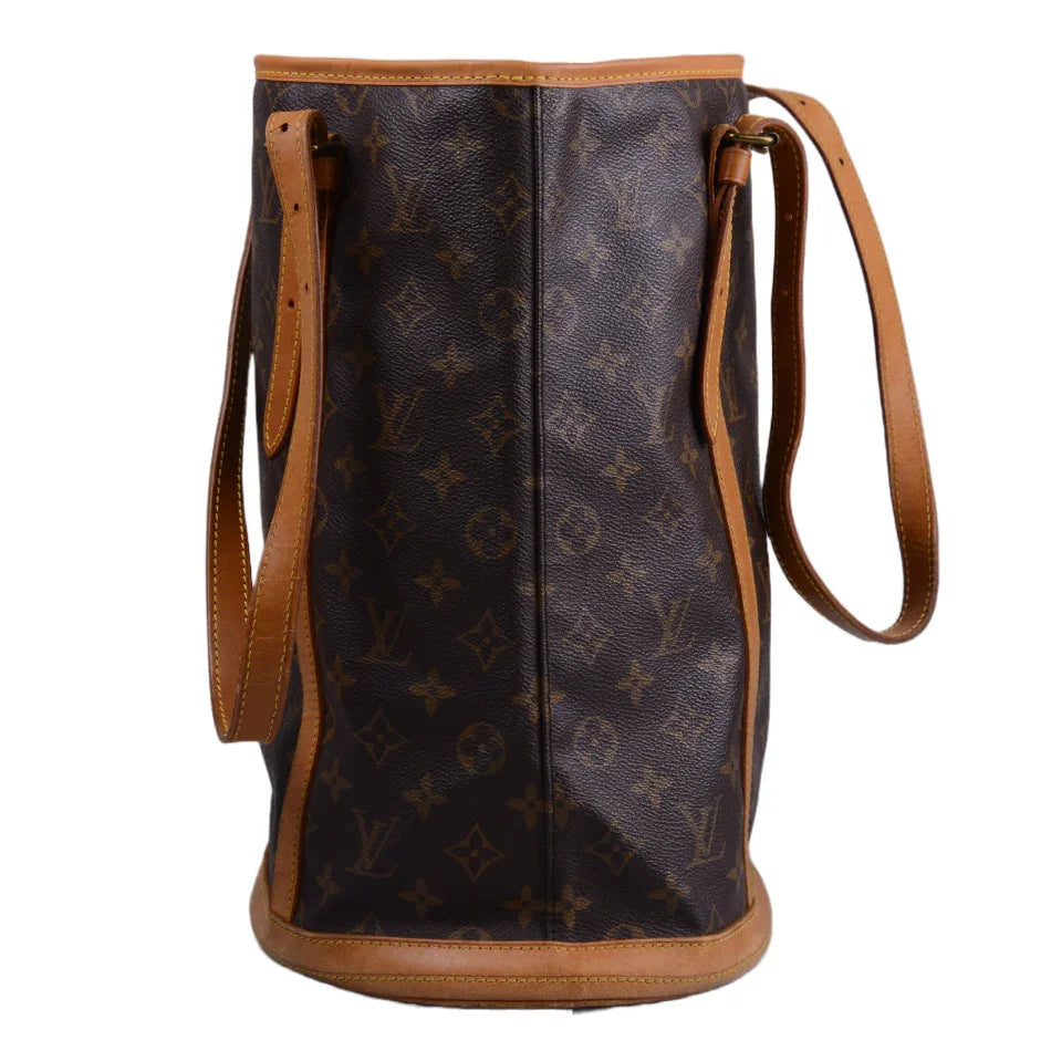 Louis Vuitton Bucket GM Monogram Tote Bag