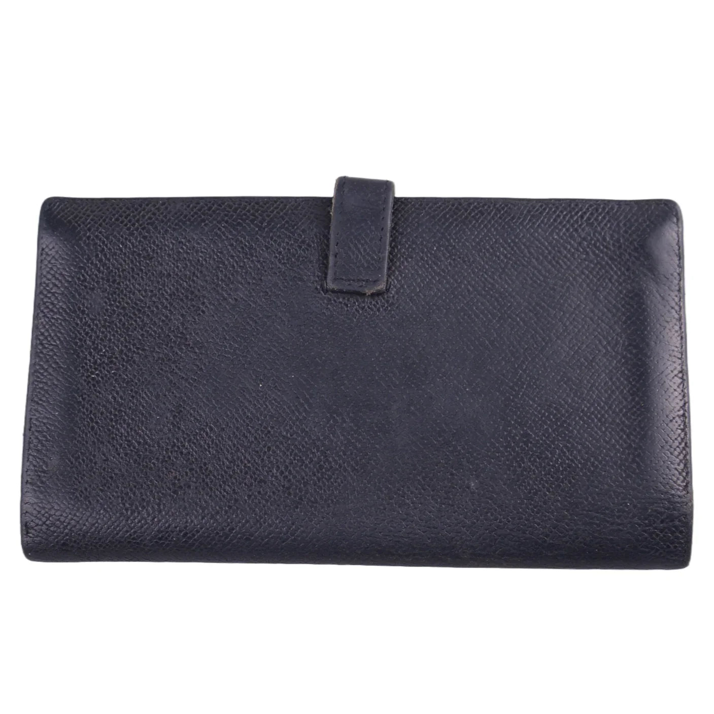 Hermes Bearn Gusset Long Wallet Black
