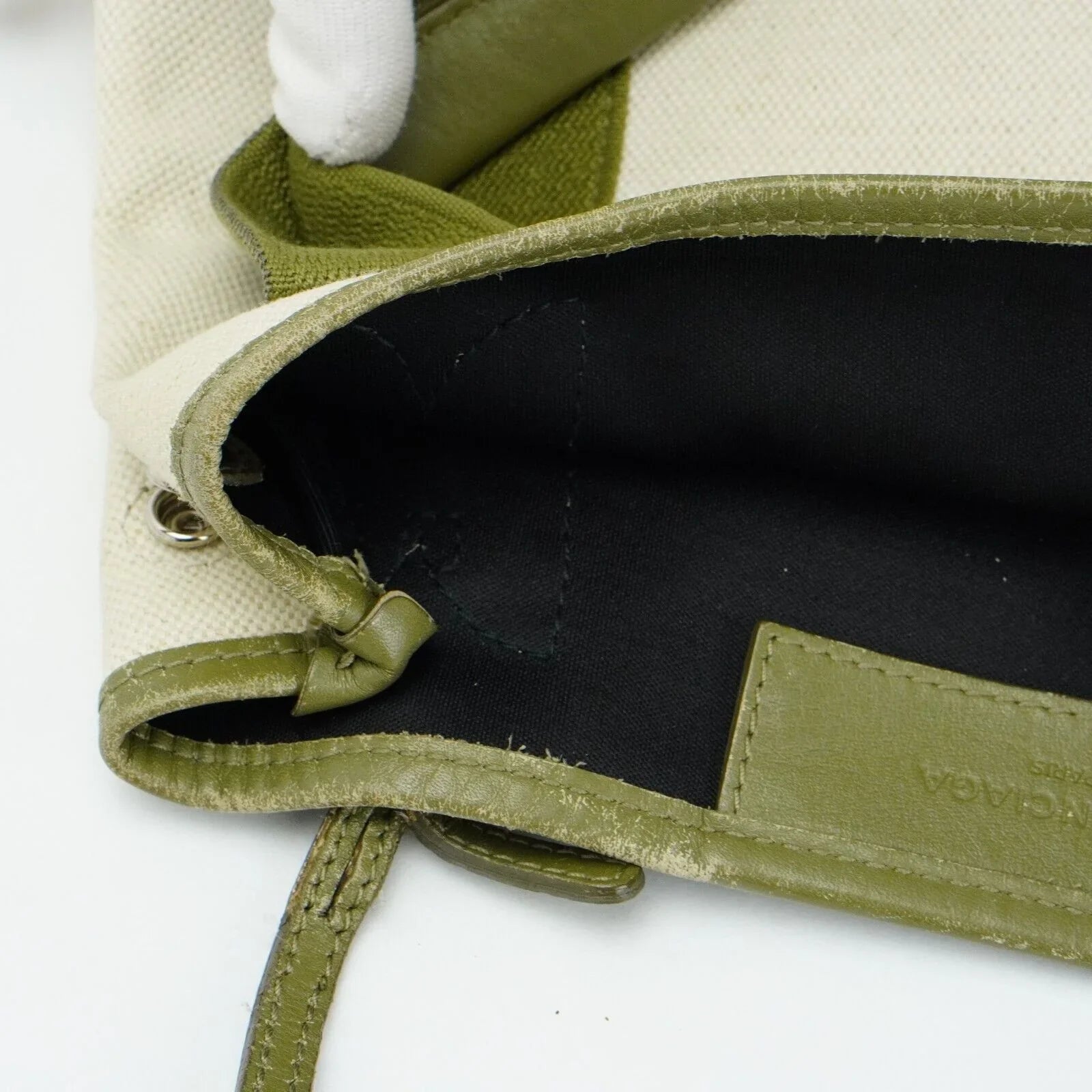 Balenciaga Cabas XS Tote Mini Bag Green