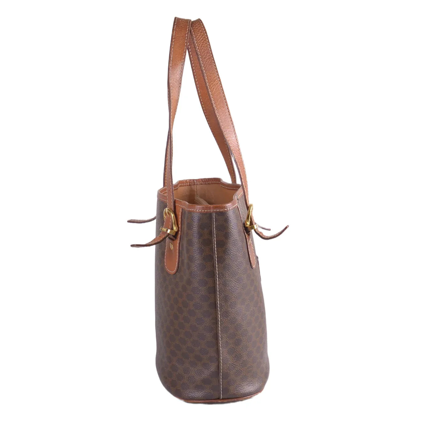 Celine Macadam Monogram Tote Bag Brown