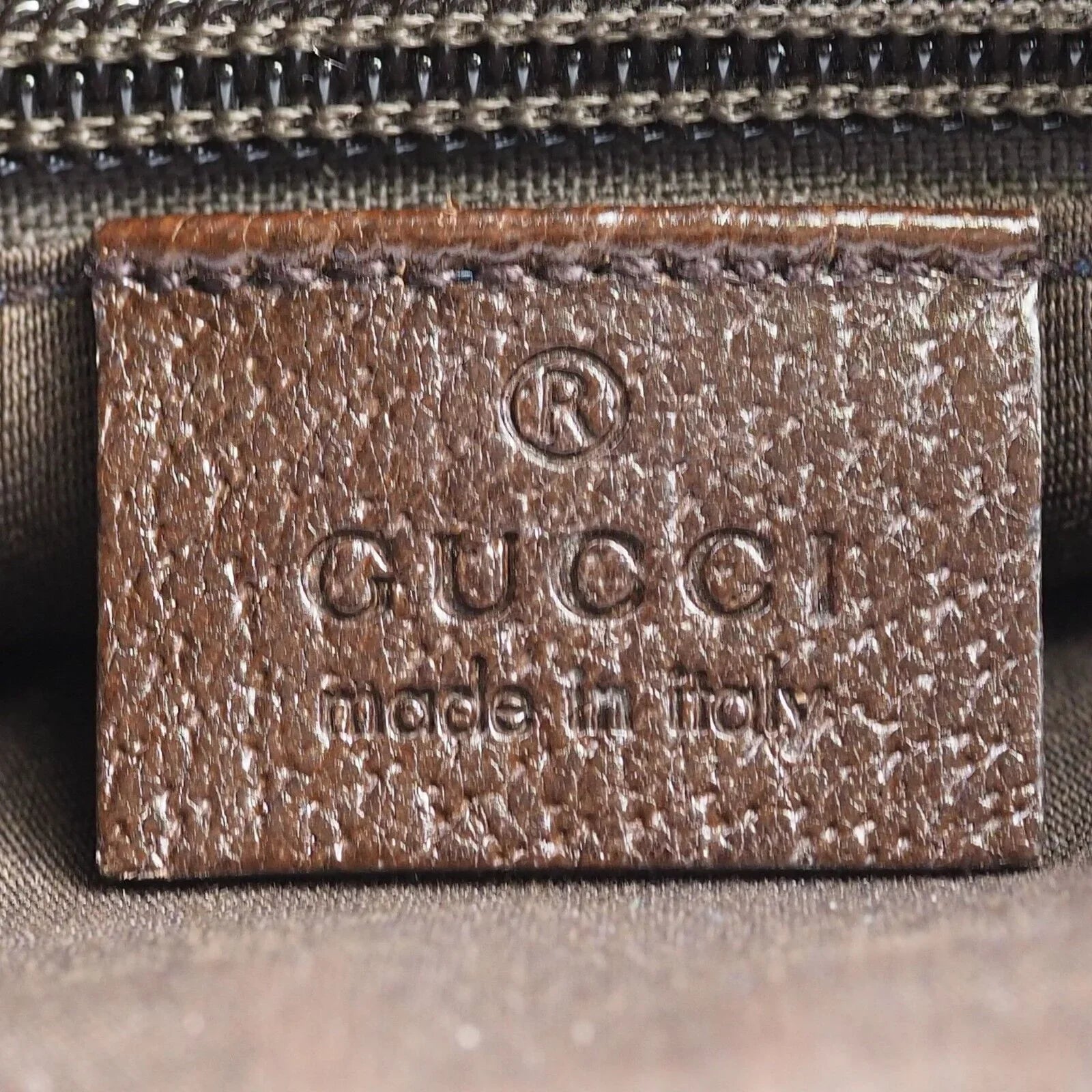 Gucci Crossbody Canvas Shoulder Bag Brown