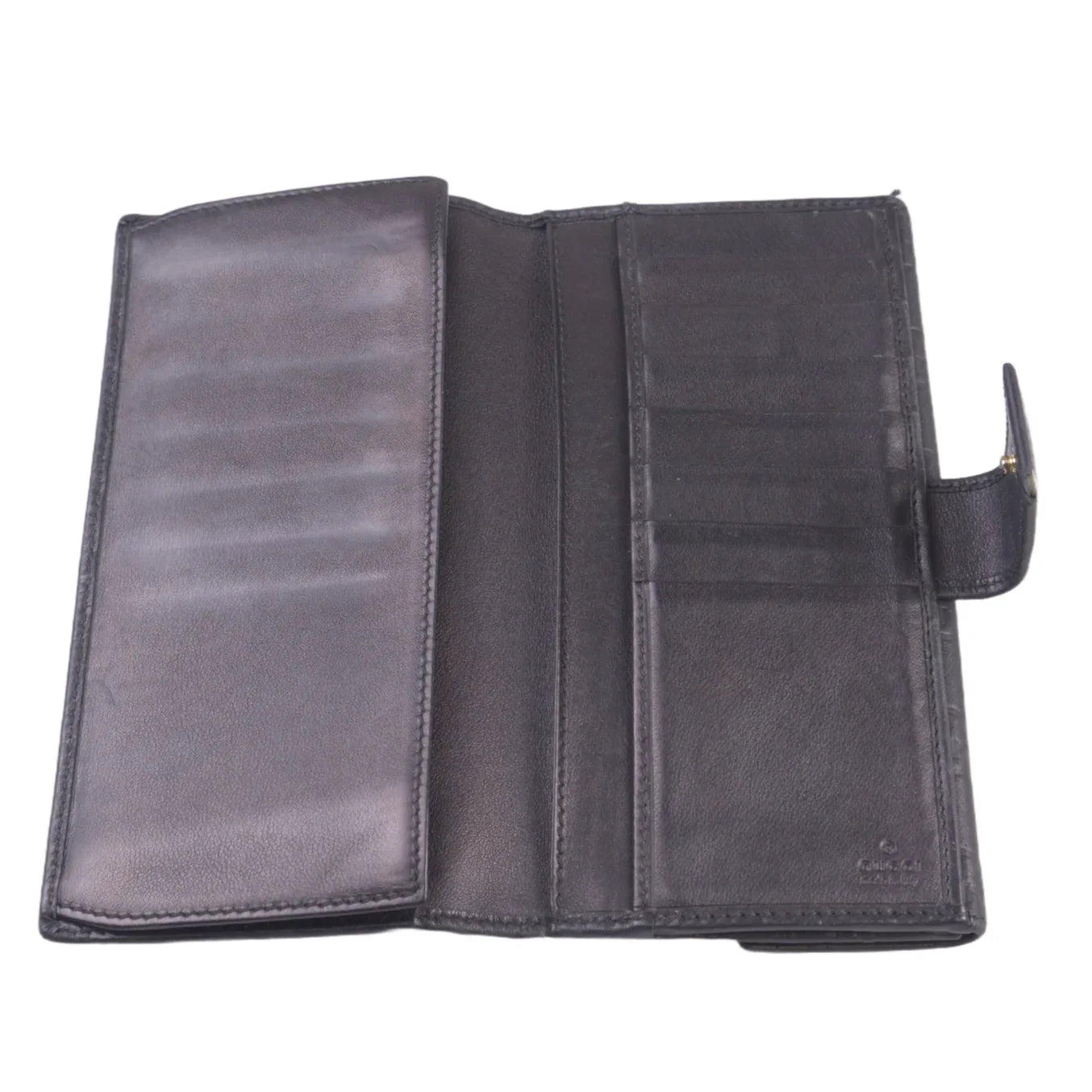 Gucci Black Continental Leather Wallet
