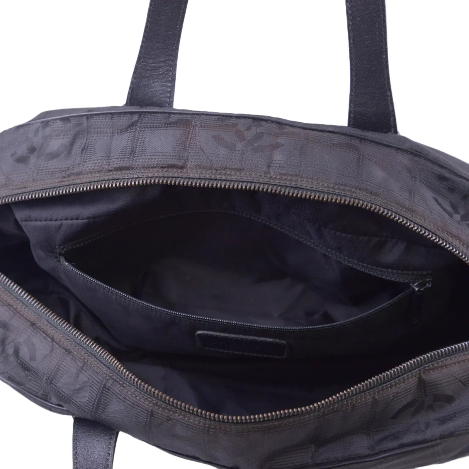 Chanel New Travel Line Bowler Bag Black