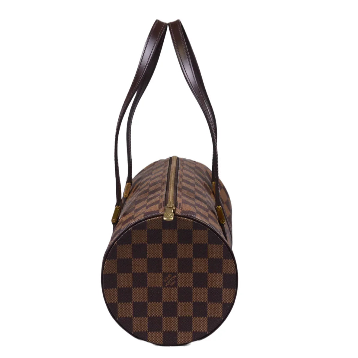 Louis Vuitton Damier Ebene Papillon 30 Monogram Bag With Pouch