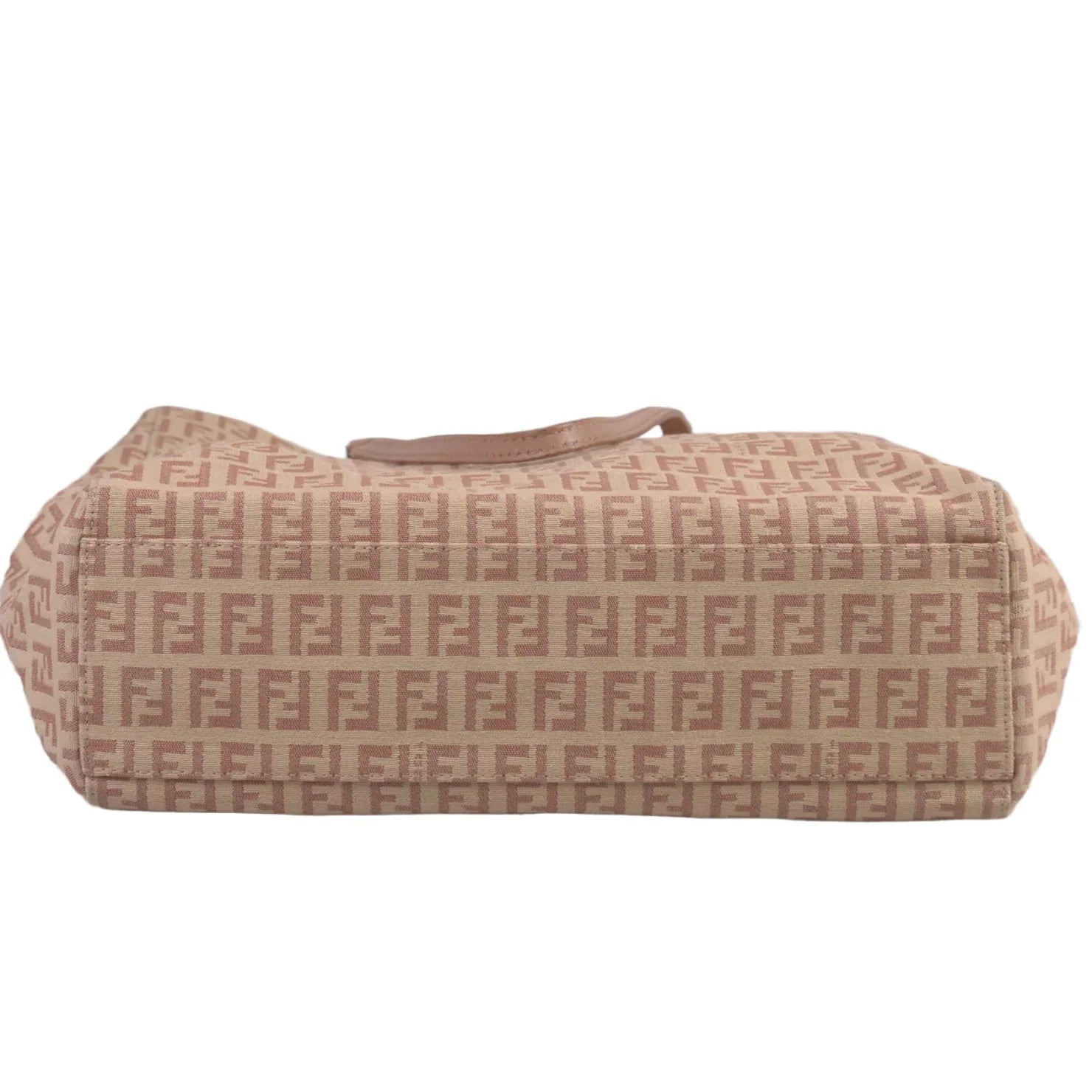 Fendi Canvas Zucca Pink Monogram Tote Bag