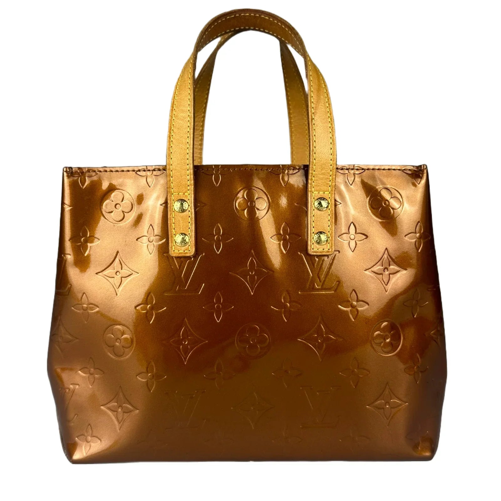Louis Vuitton Monogram Vernis Reade PM Bag, Bronze