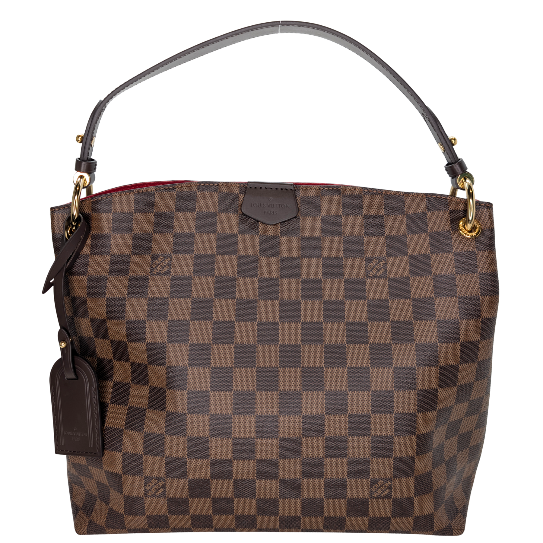 Second-Hand Louis Vuitton Shoulder Bags – Louis Vuitton Graceful PM Bag Damier Ebene