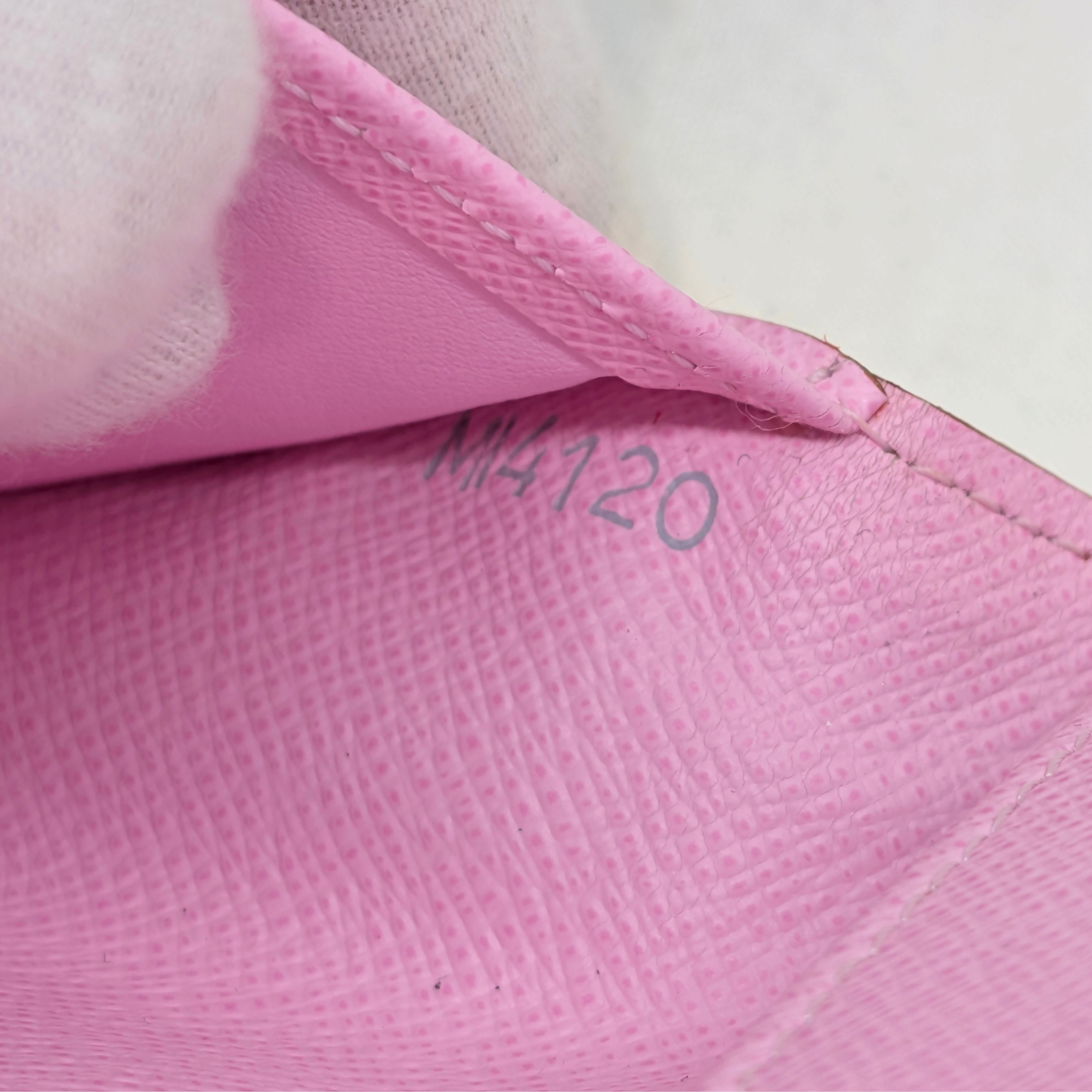 Louis Vuitton White Multicolor Monogram Canvas Eugenie Wallet