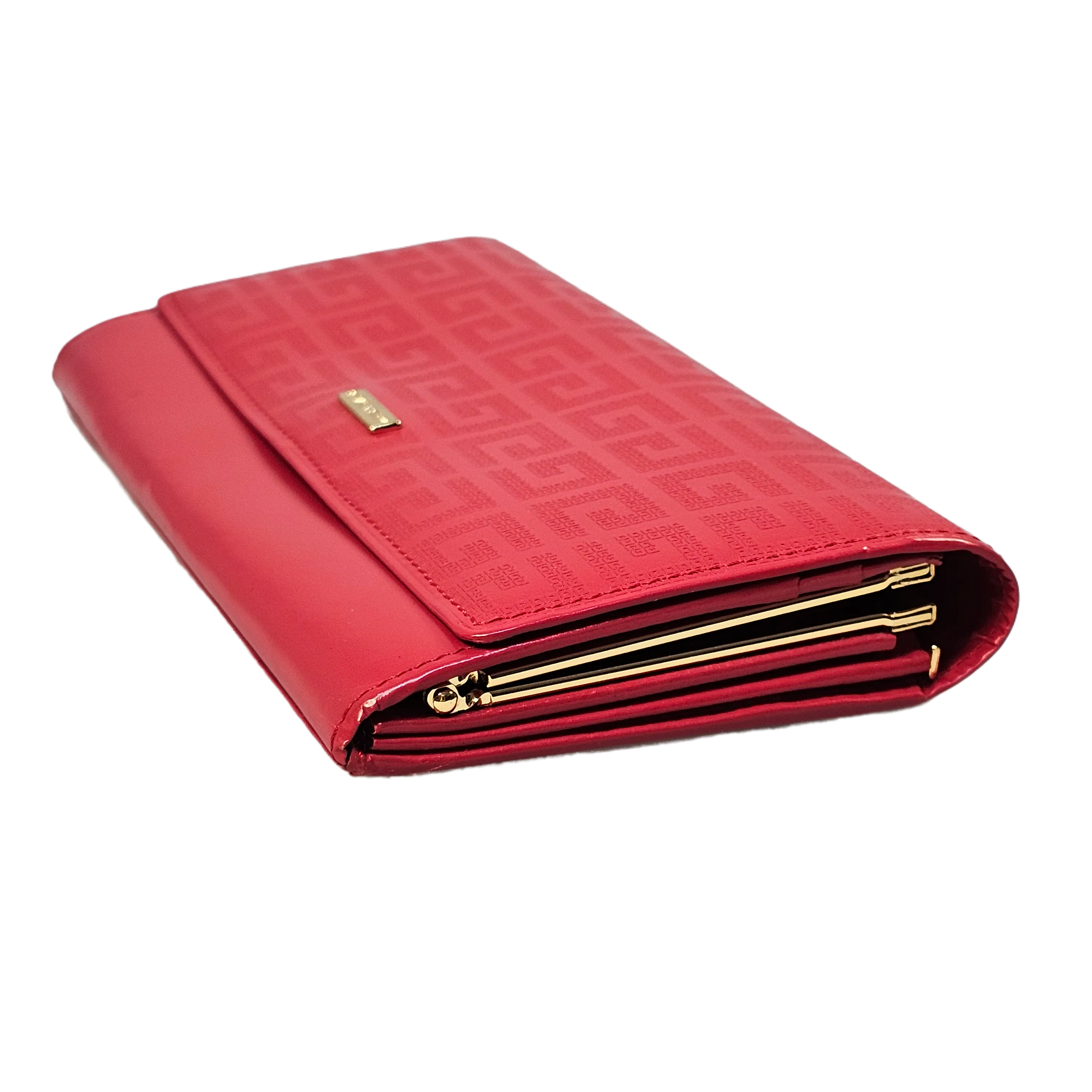 Givenchy Red Leather Long Wallet