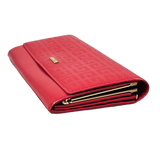 Givenchy Red Leather Long Wallet