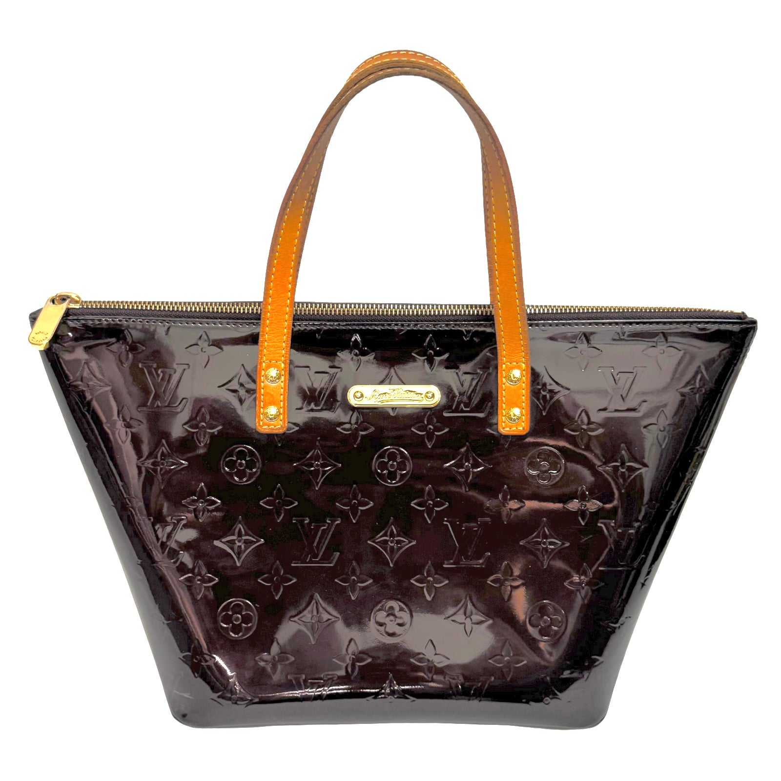 Louis Vuitton Vernis Bellevue PM in Dark Brown Patent Leather Bag