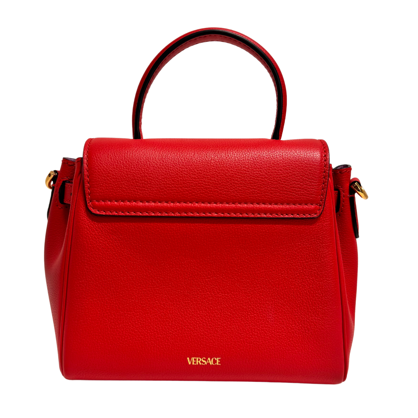 Versace Red Medusa Head Red top handle