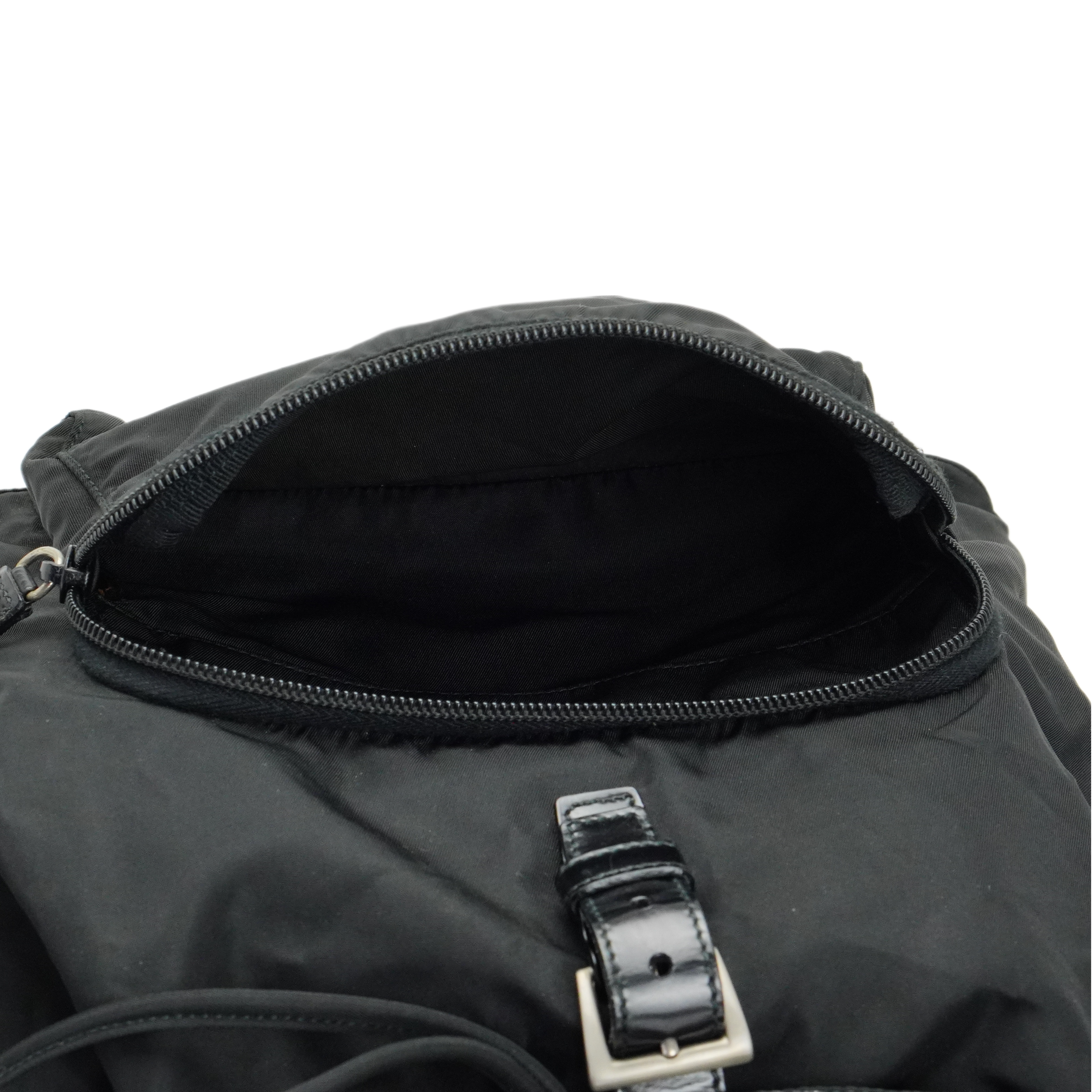 Prada Nylon Black Backpack Rucksack