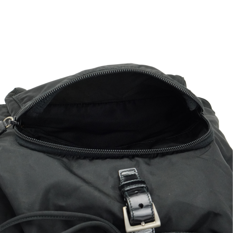 Prada Nylon Black Backpack Rucksack