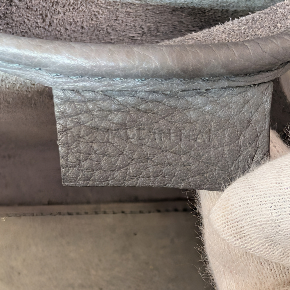 Celine Nano Luggage Tote Bag Dark Grey Kohl