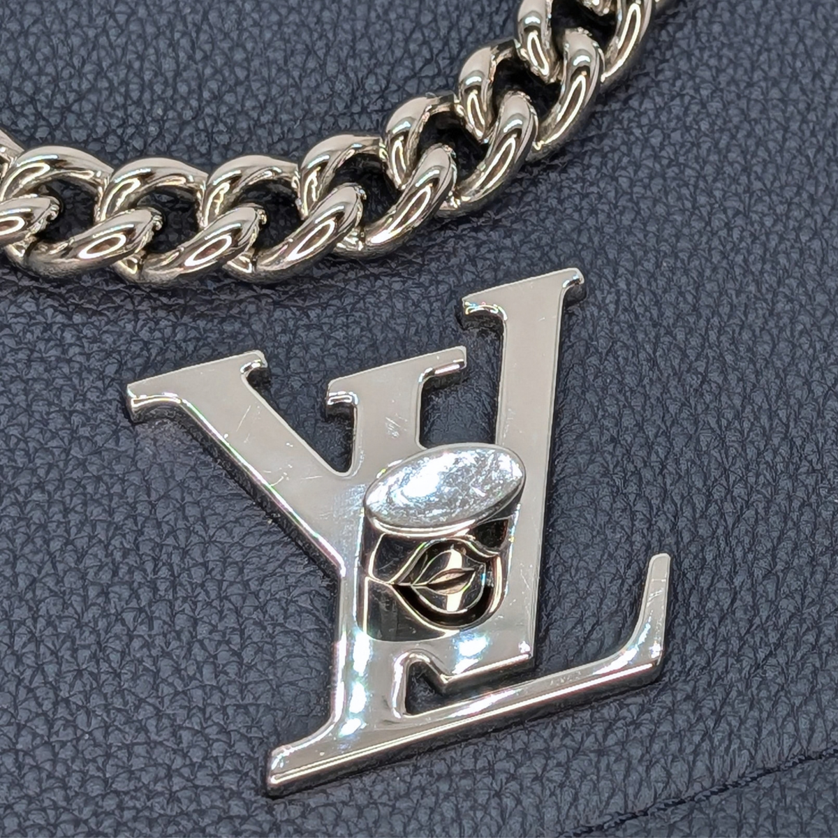 Louis Vuitton Lockme II BB Navy Blue Bag
