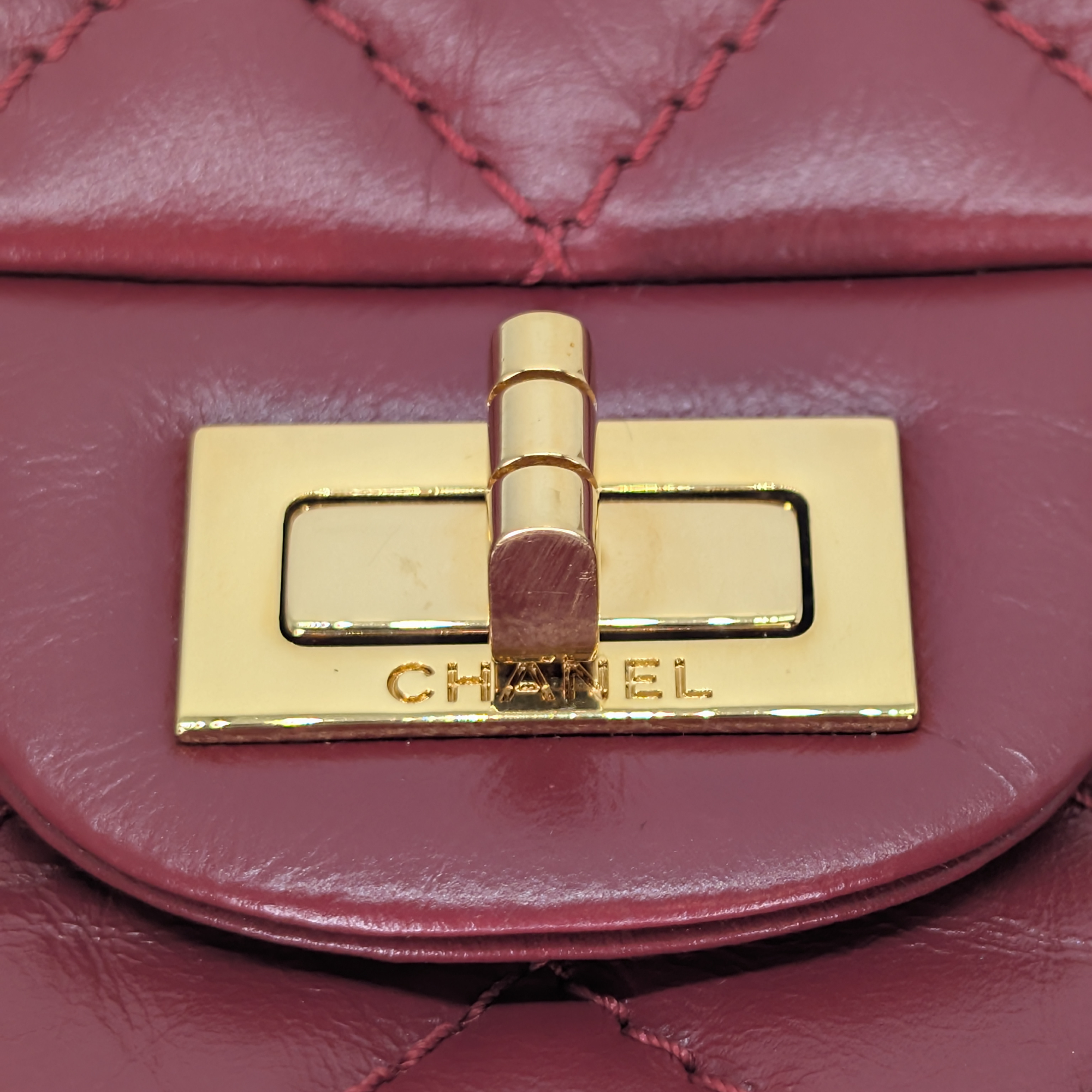 Chanel 2.55 Reissue 28 Series Double Flap Bag Red