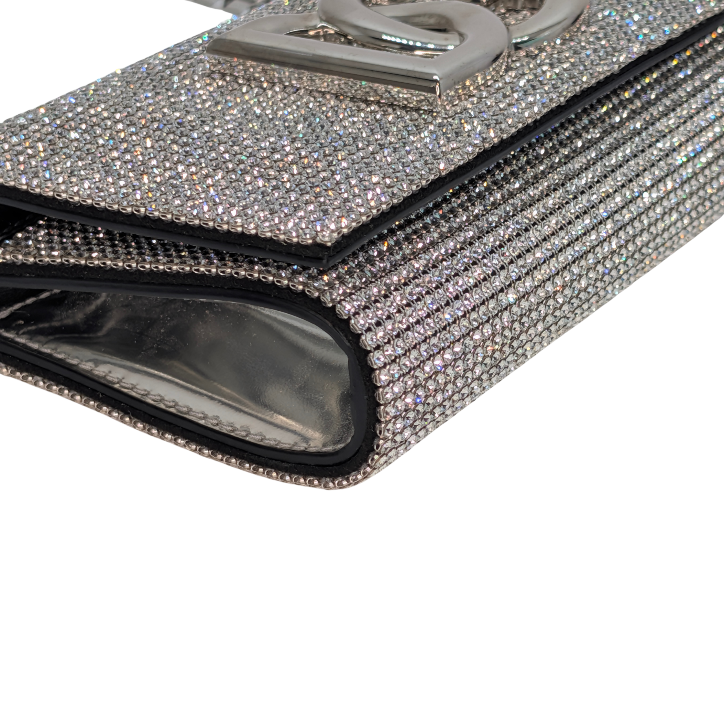 Dolce & Gabbana DG Logo Crystals Embellished Bag