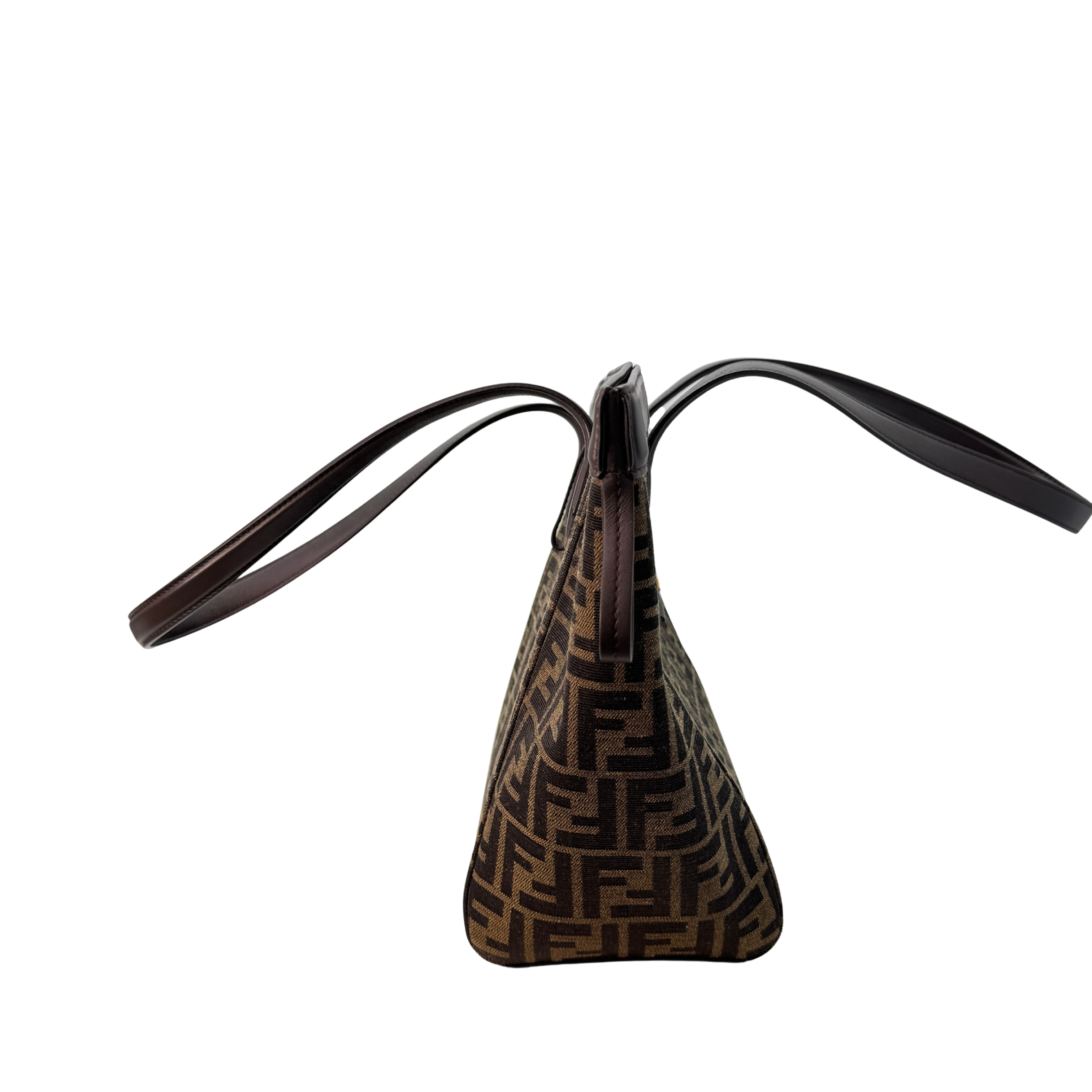 Fendi Origami Medium Fabric Tote Bag Brown