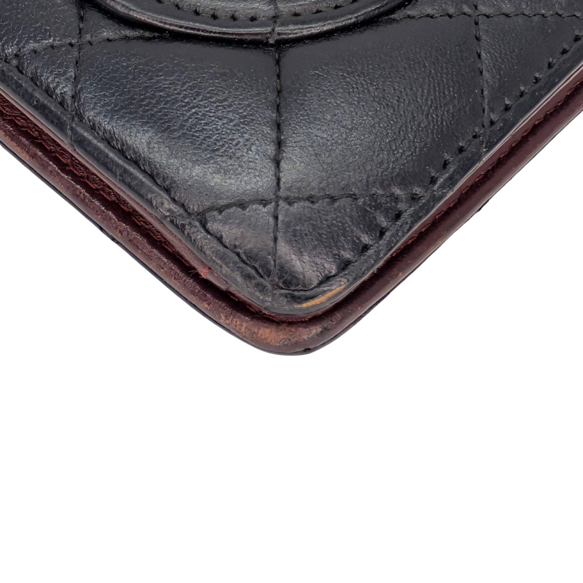 Chanel Lambskin Leather Wallet Black