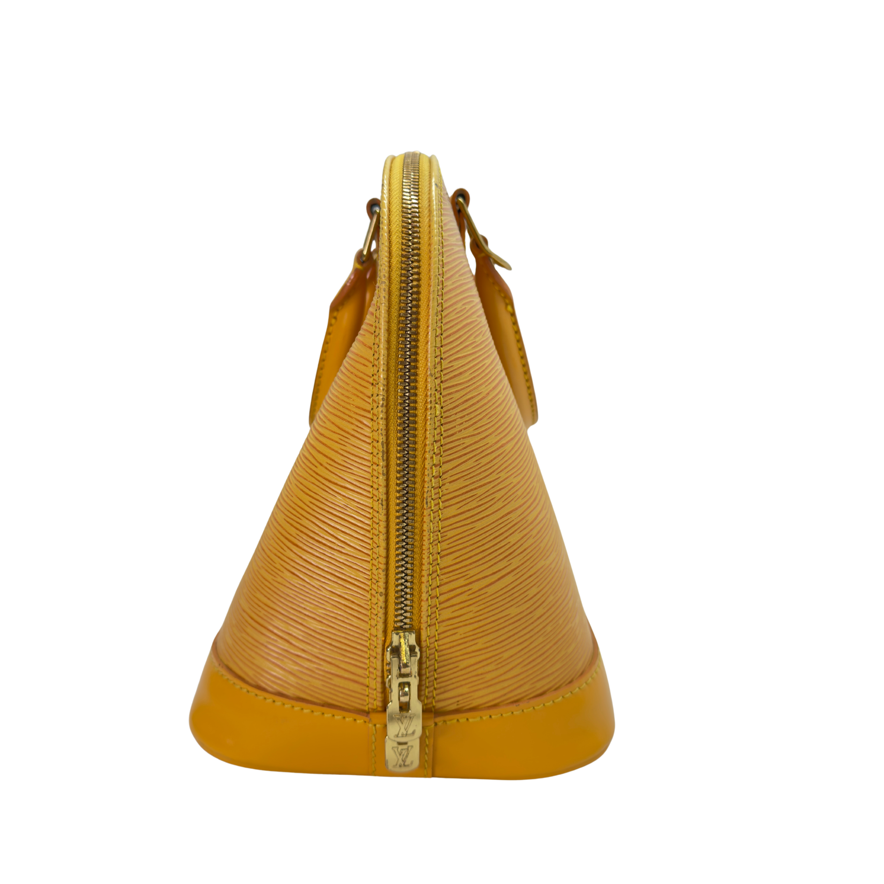 Louis Vuitton Epi Alma Shoulder Bag Yellow