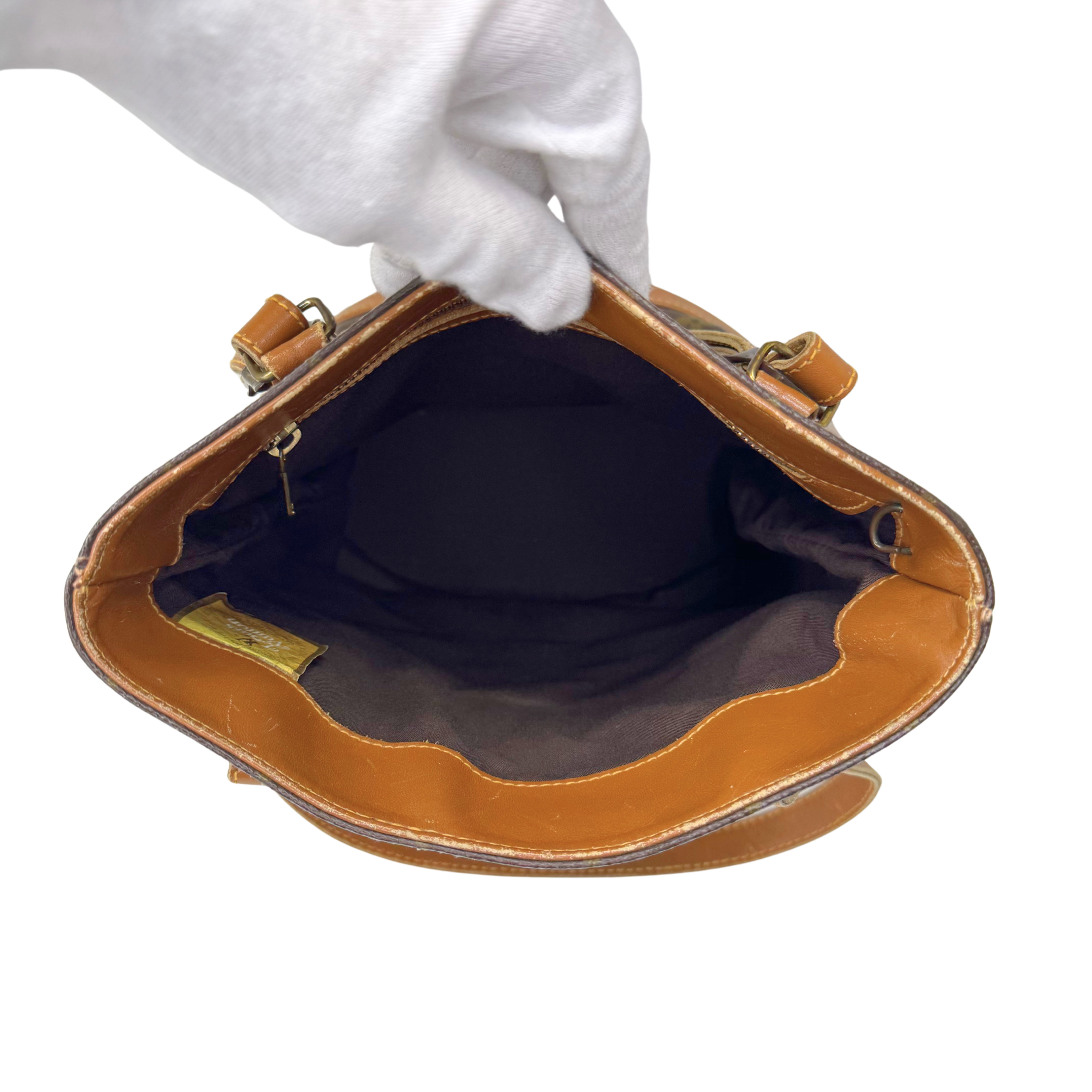 Louis Vuitton French Monogram Company Petit Marais Bucket Bag