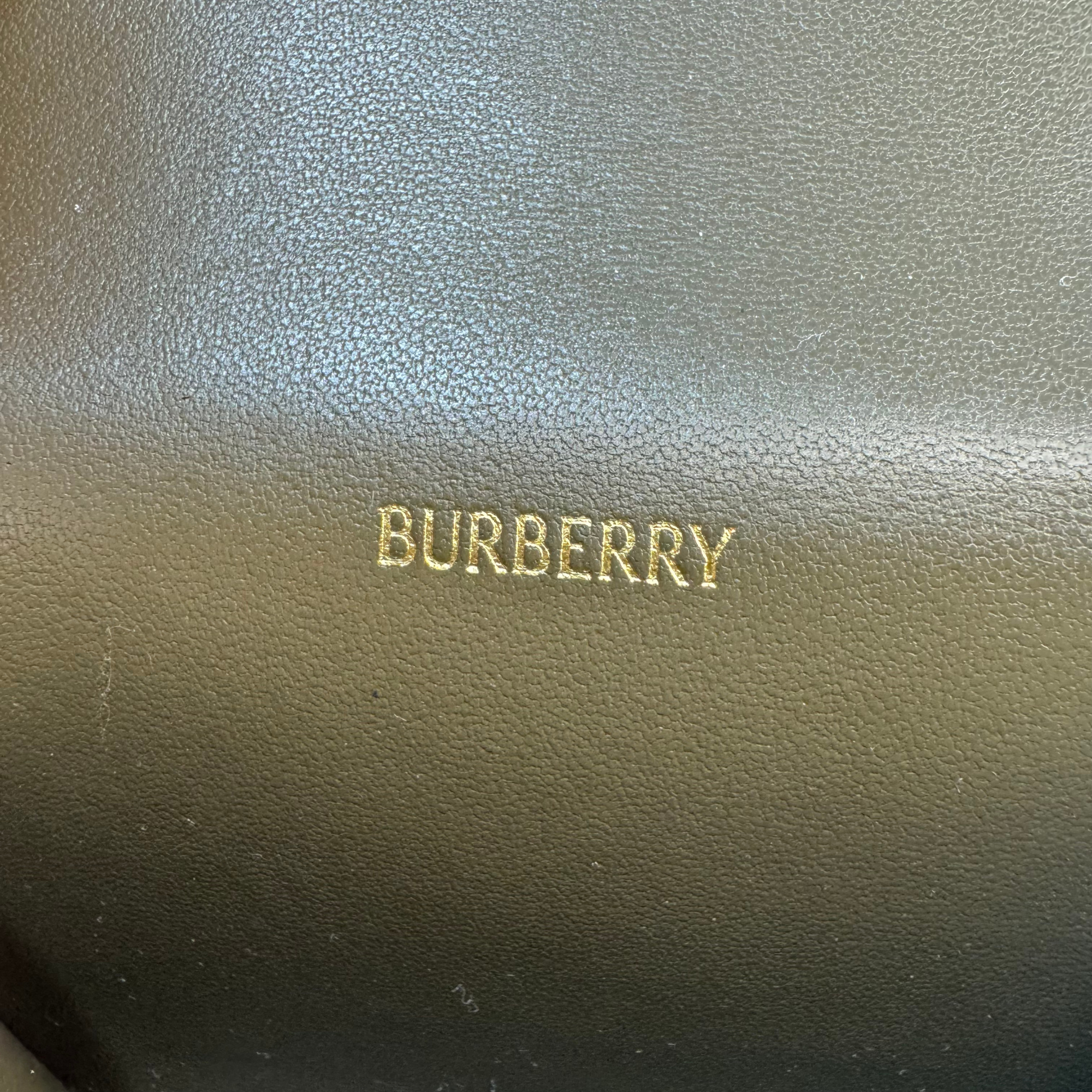 Burberry Check Coin Card Case Wallet Beige