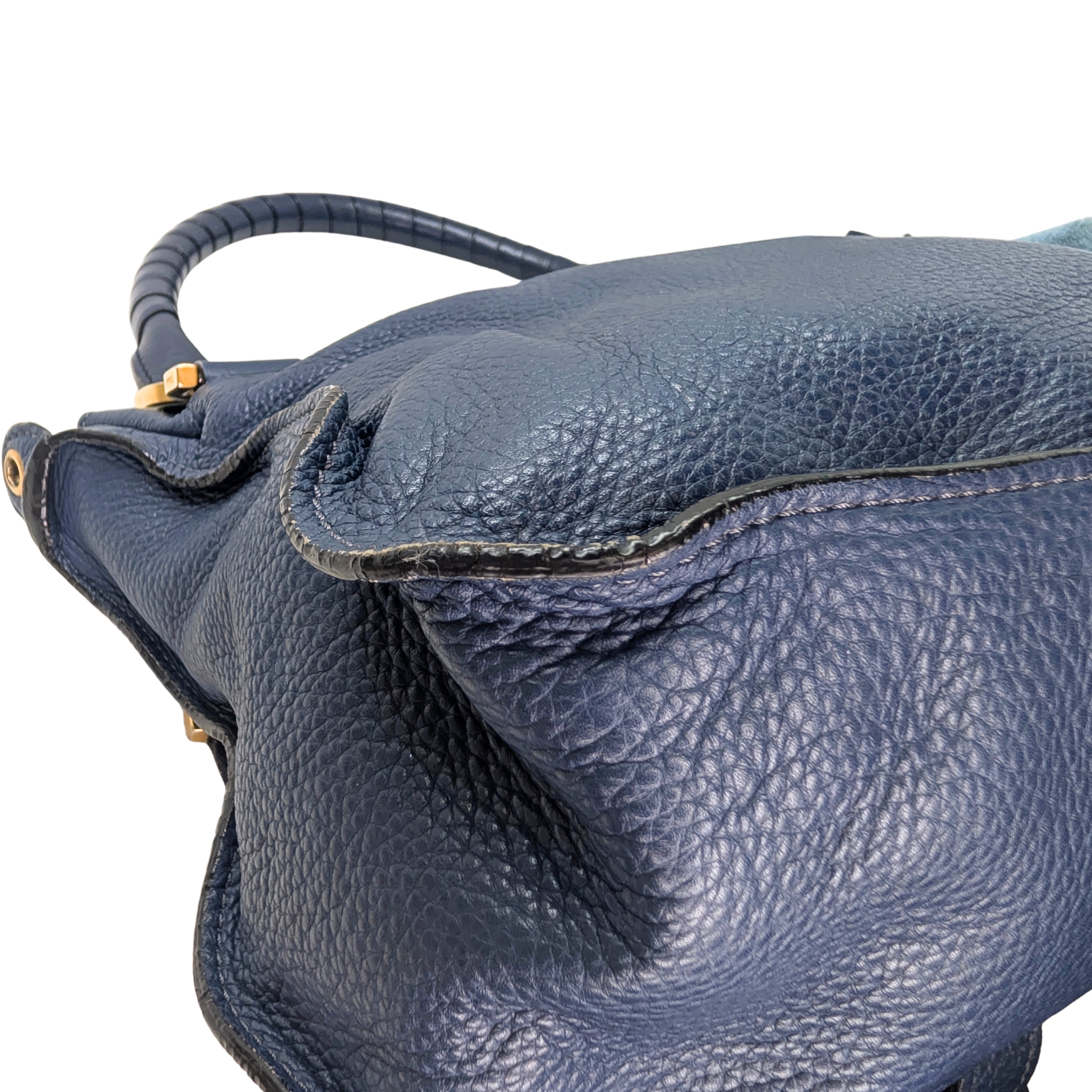 Chloe Marcie Messenger Bag Navy Blue