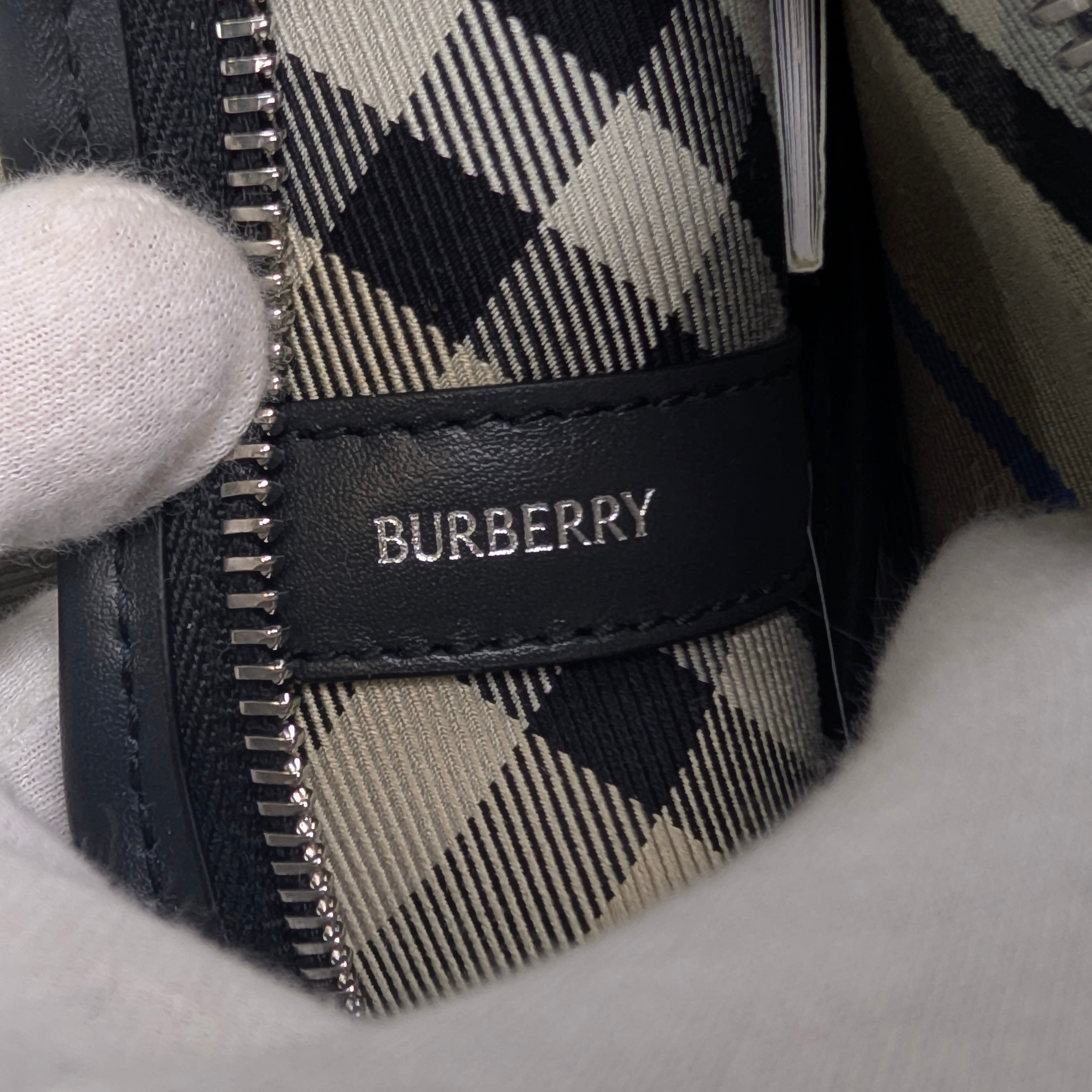 Burberry Check Medium Canvas Tote Bag