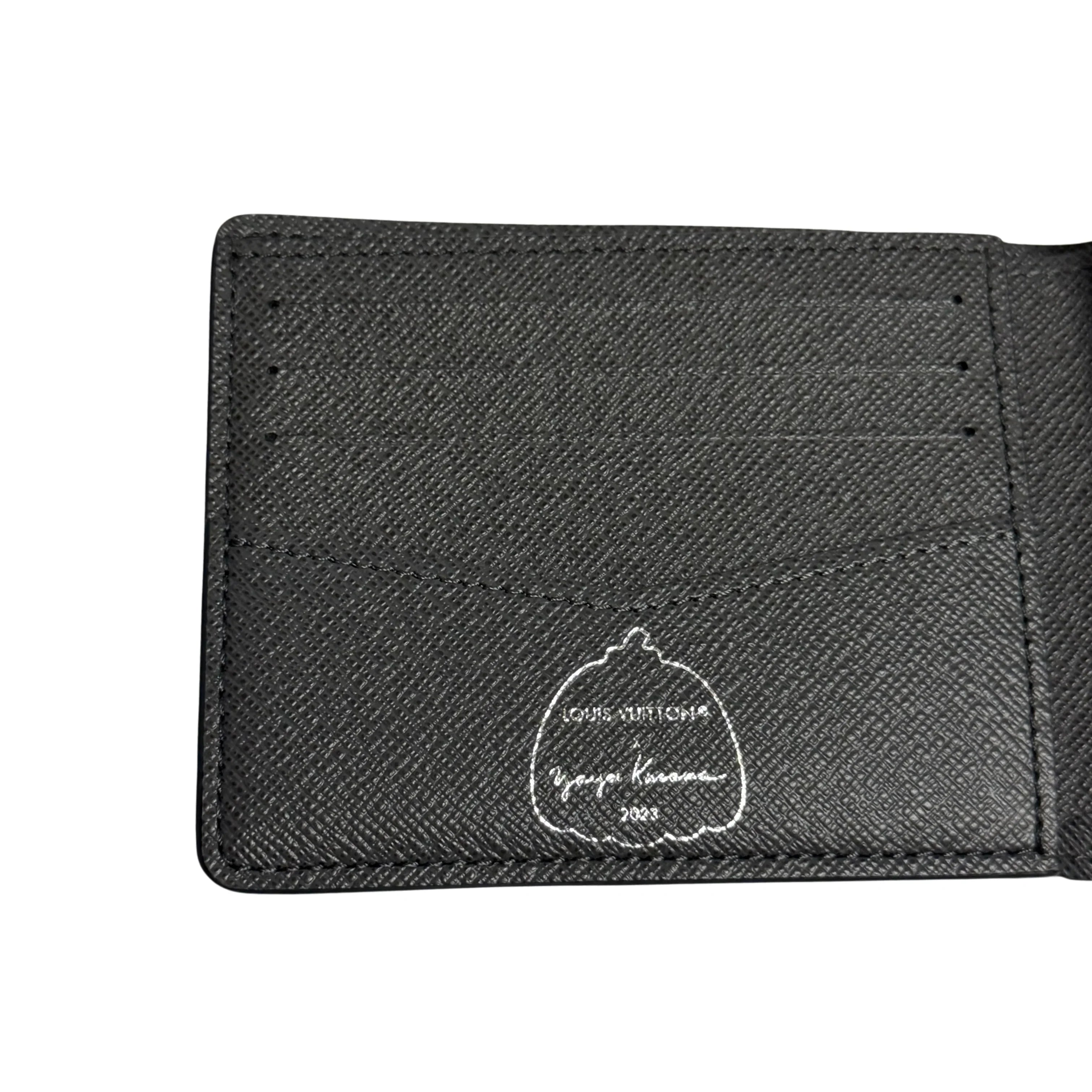 Louis Vuitton X Yayoi Kusama limited edition Eclipse Reverse Pumpkin Slender Wallet