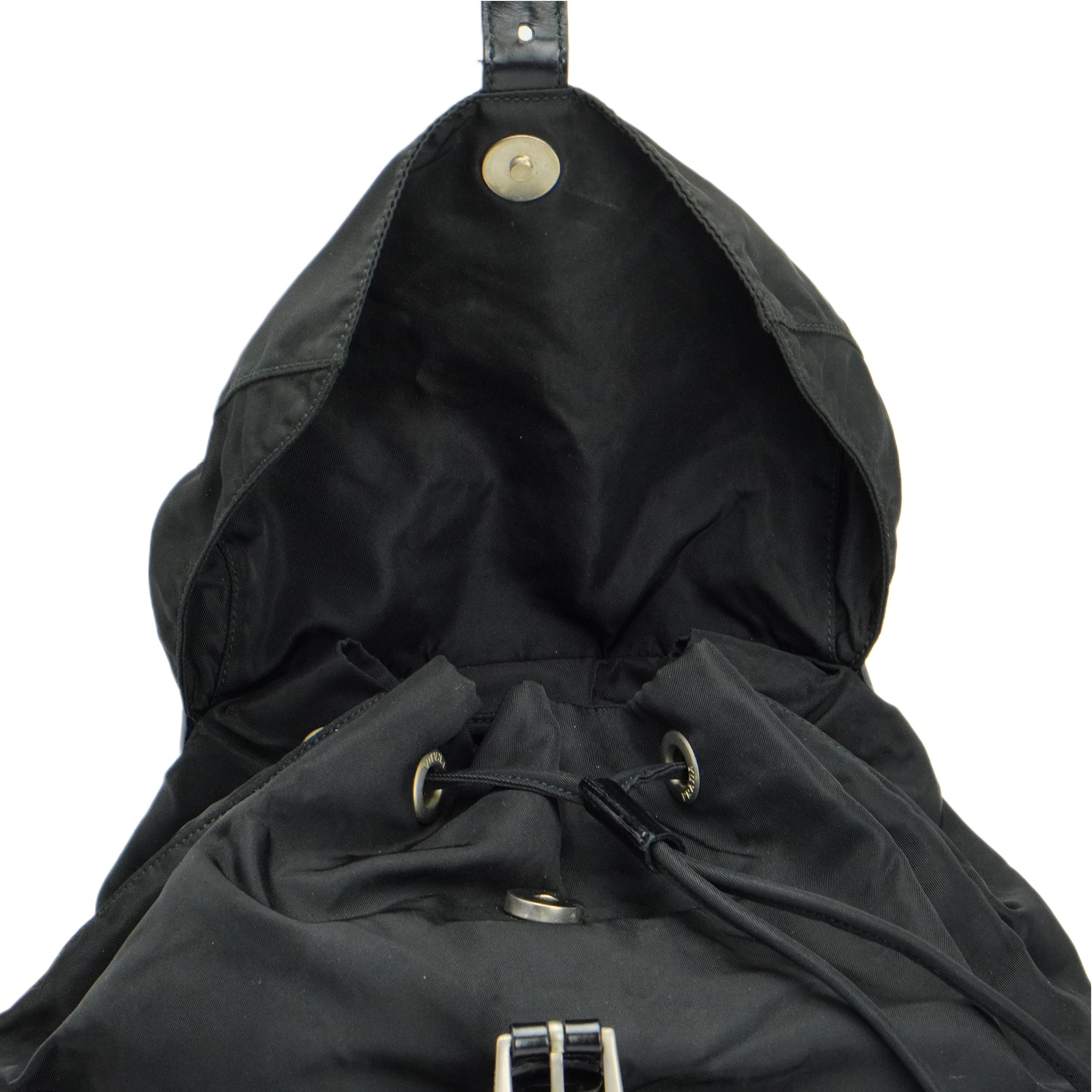 Prada Nylon Black Backpack Rucksack