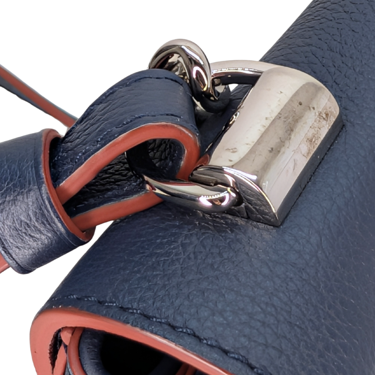 Louis Vuitton Lockme II BB Navy Blue Bag
