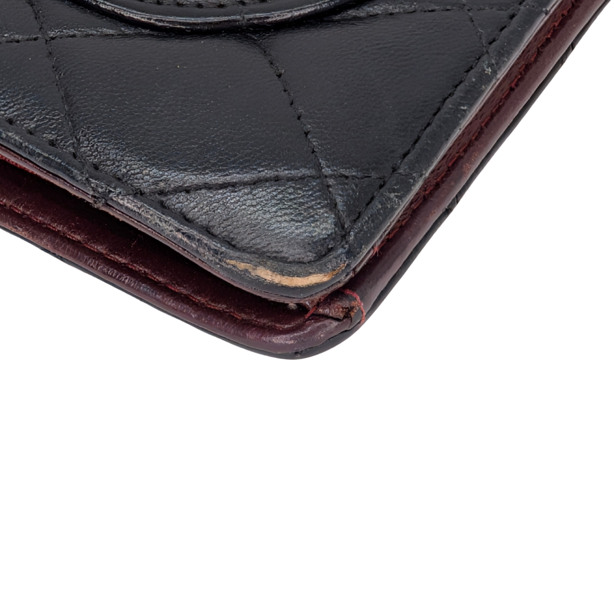 Chanel Lambskin Leather Wallet Black