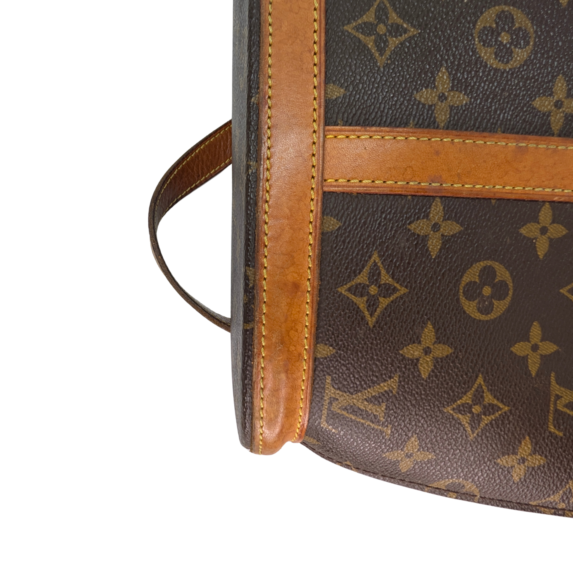 Louis Vuitton Babylone Monogram Tote Bag Brown