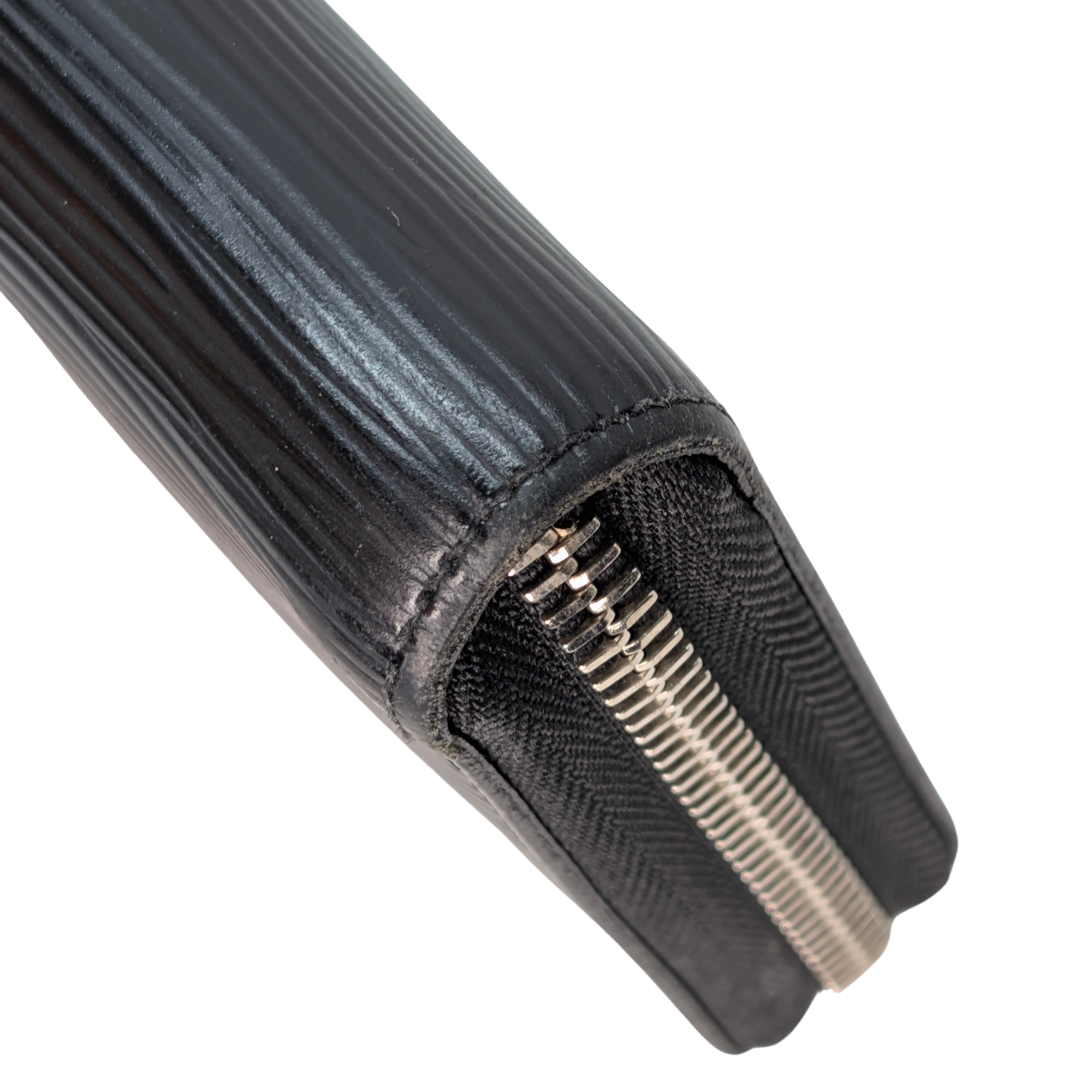 Louis Vuitton Zippy Epi Long Wallet Black