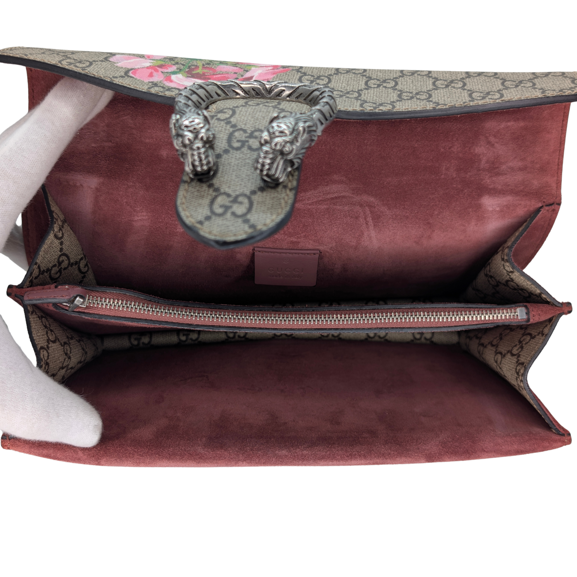 Gucci GG Supreme Blooms Small Dionysus Bag