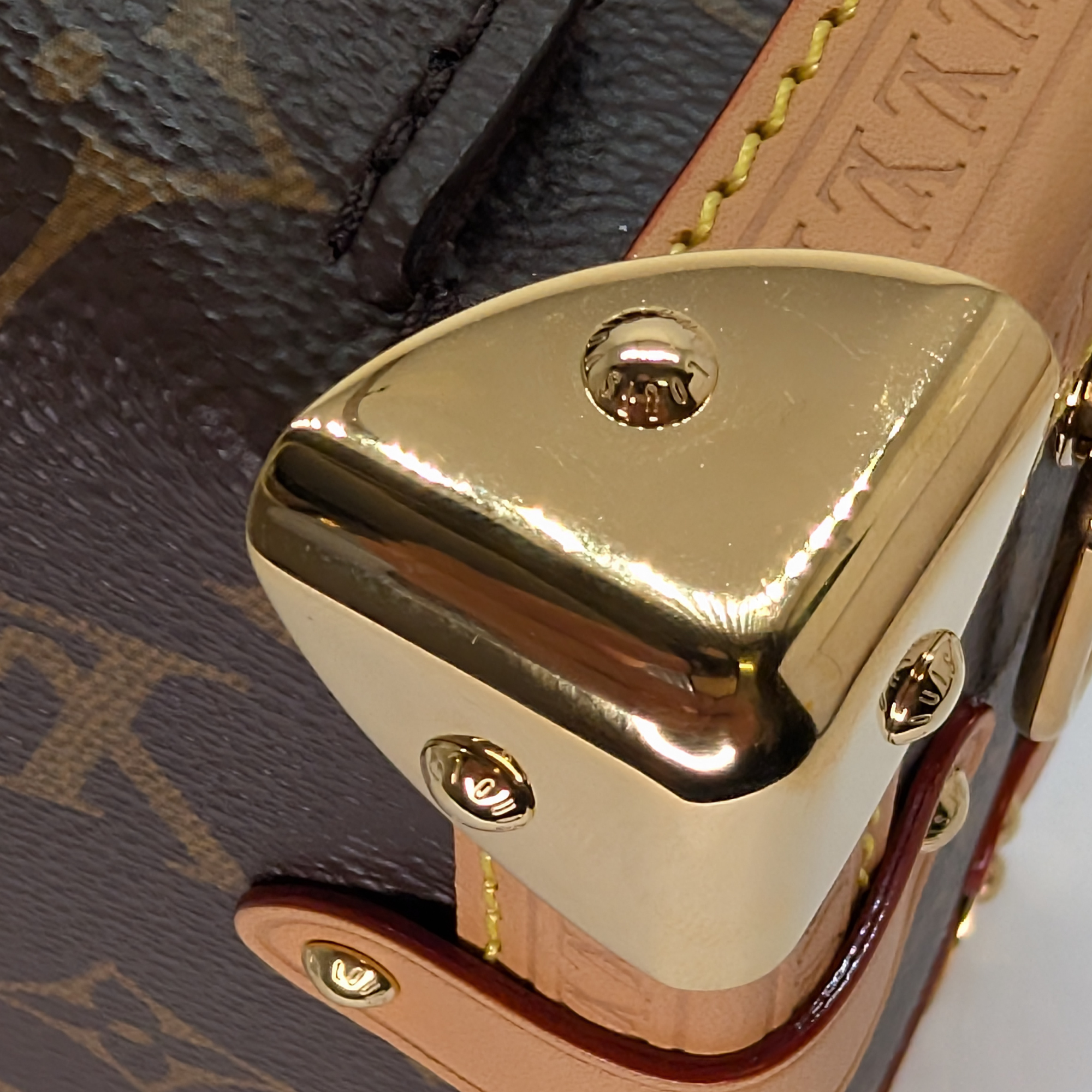 Louis Vuitton Side Trunk MM Monogram Bag