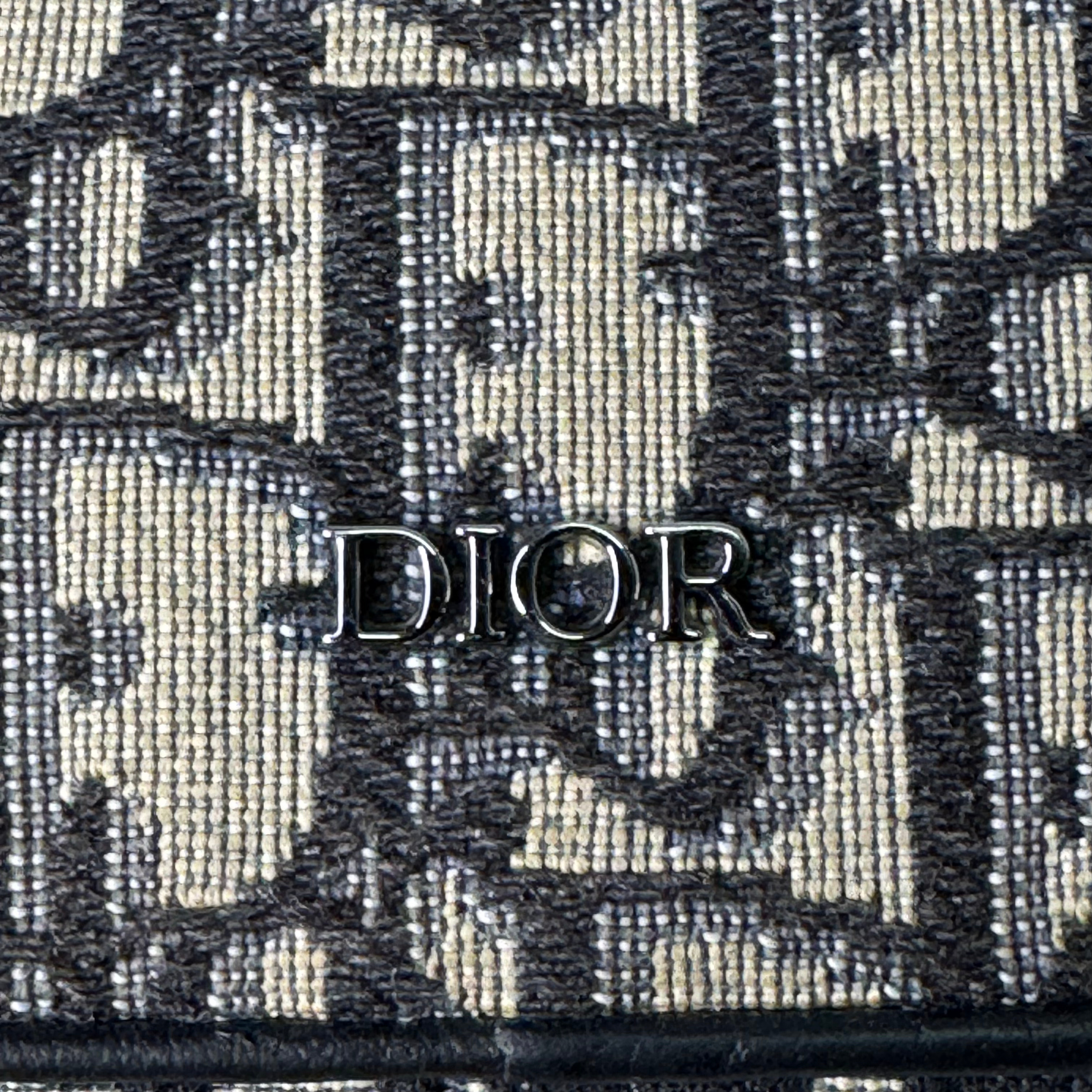 Dior Unisex Oblique Wristlet toiletry clutch Bag