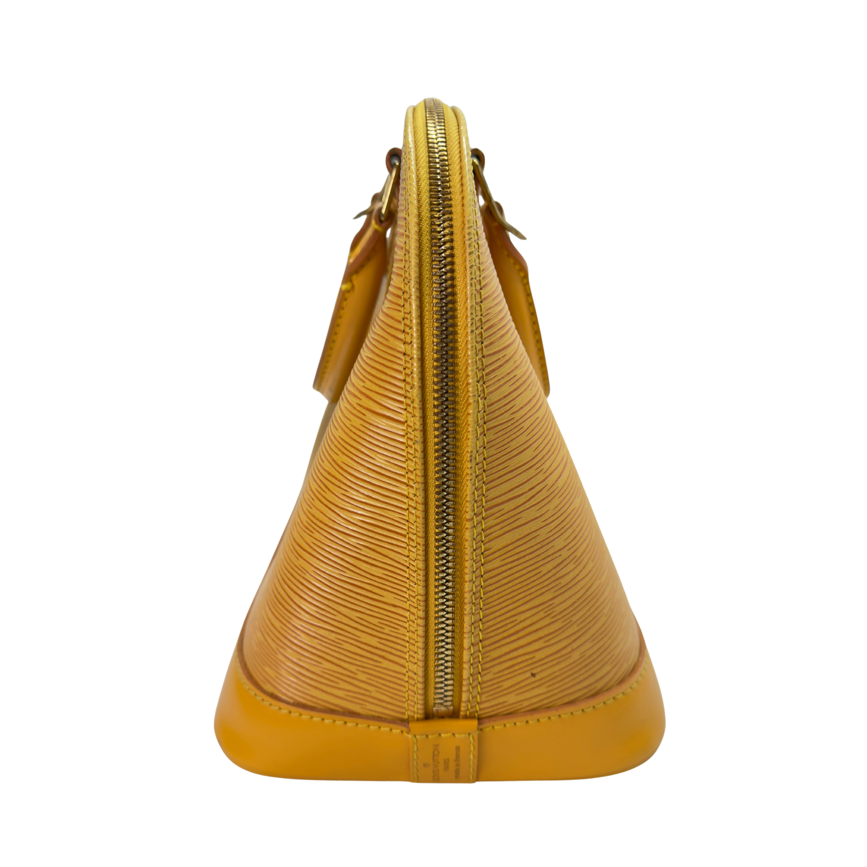 Louis Vuitton Epi Alma Shoulder Bag Yellow