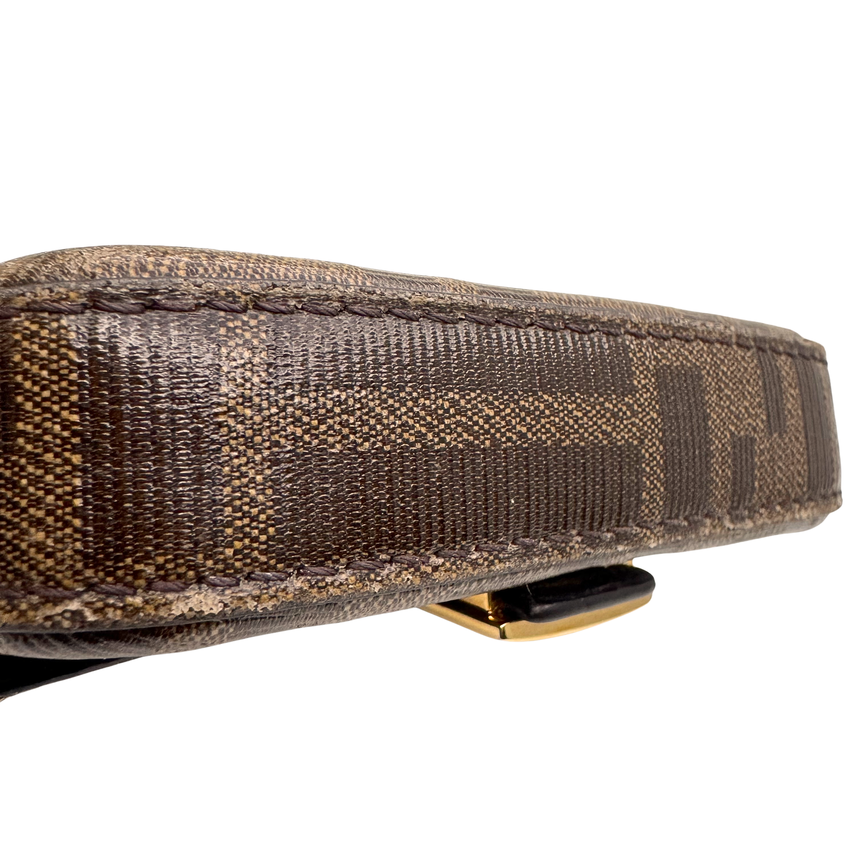 Fendi Nano Baguette Crossbody Bag Brown